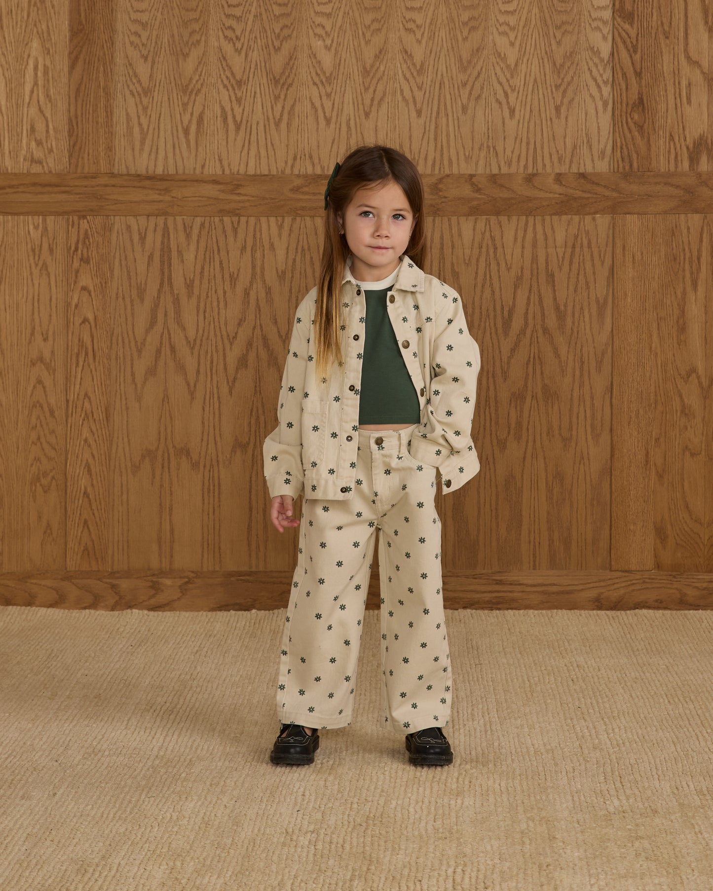 Straight Leg Pant || Mini Daisy - Rylee + Cru | Kids Clothes | Trendy Baby Clothes | Modern Infant Outfits |