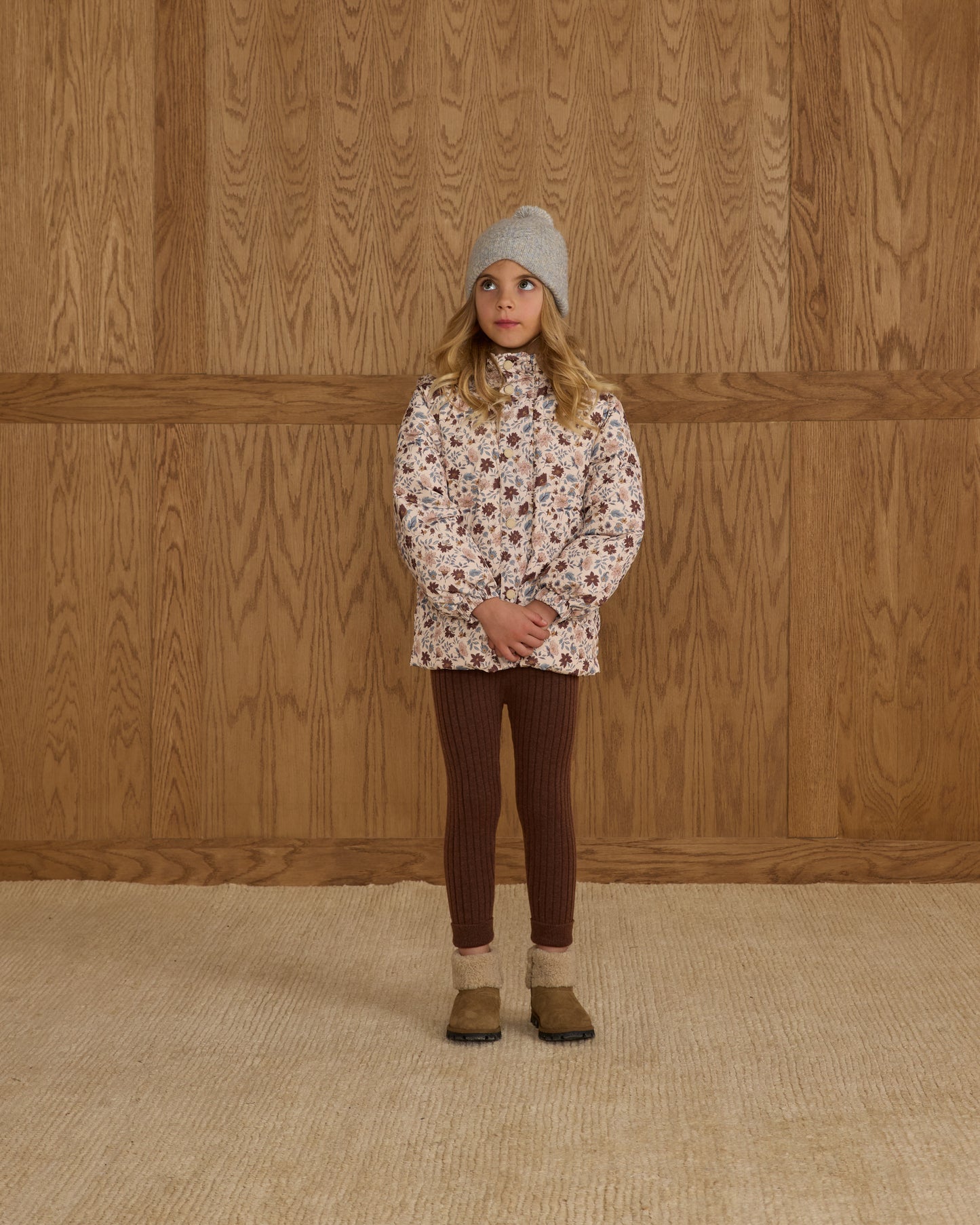 Cuffed Legging || Brown - Rylee + Cru | Kids Clothes | Trendy Baby Clothes | Modern Infant Outfits |