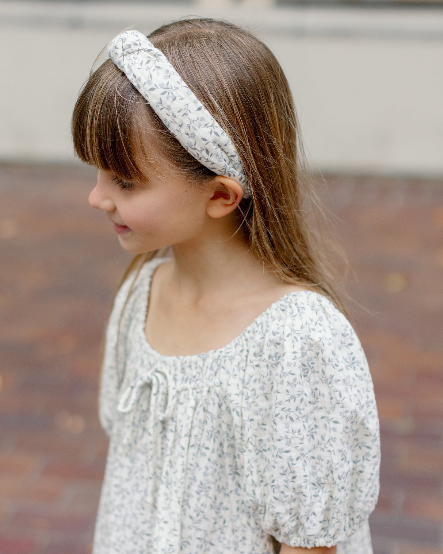 Knotted Headband || Blue Vines - Rylee + Cru | Kids Clothes | Trendy Baby Clothes | Modern Infant Outfits |