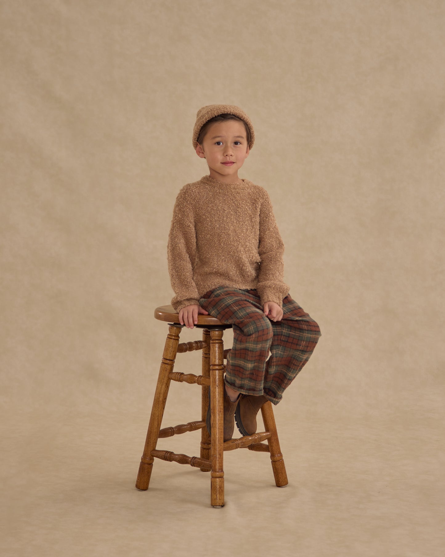 Beanie || Toffee Boucle - Rylee + Cru | Kids Clothes | Trendy Baby Clothes | Modern Infant Outfits |