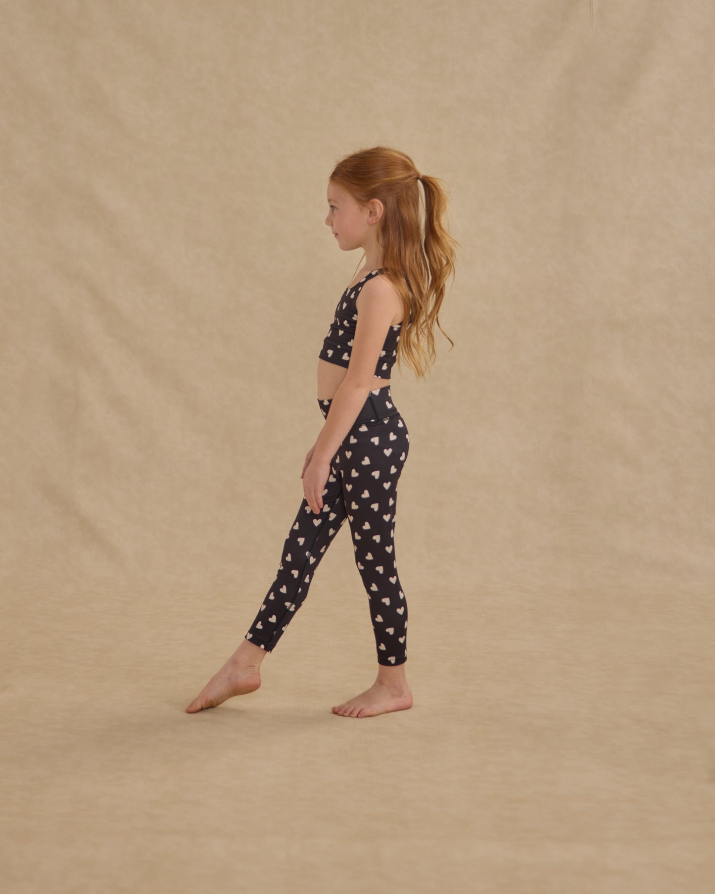 Basic Legging || Hearts - Rylee + Cru | Kids Clothes | Trendy Baby Clothes | Modern Infant Outfits |