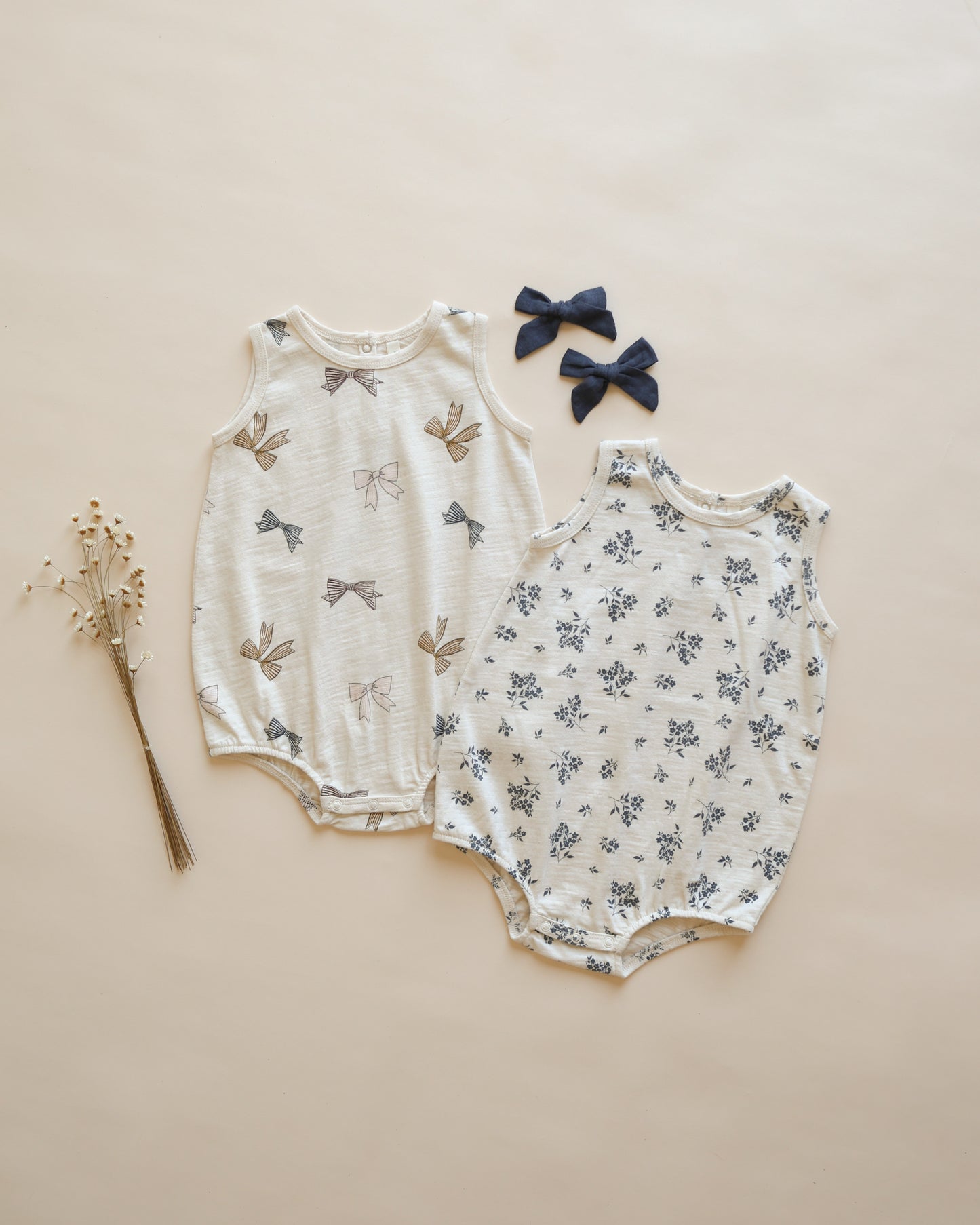 Bubble Onesie || Bows - Rylee + Cru | Kids Clothes | Trendy Baby Clothes | Modern Infant Outfits |