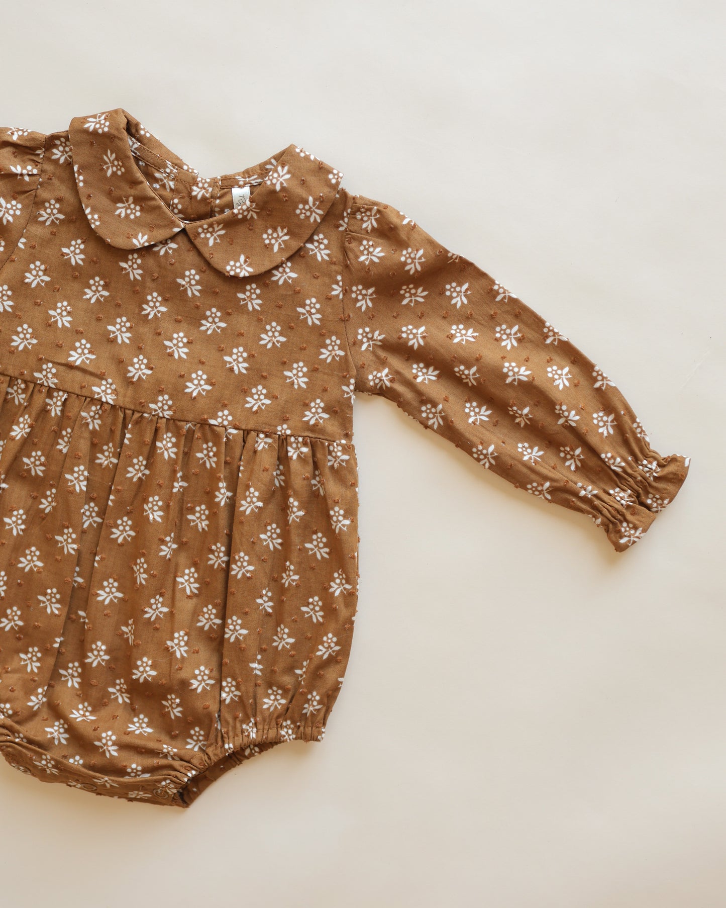 Cora Romper || Golden Fleur - Rylee + Cru | Kids Clothes | Trendy Baby Clothes | Modern Infant Outfits |