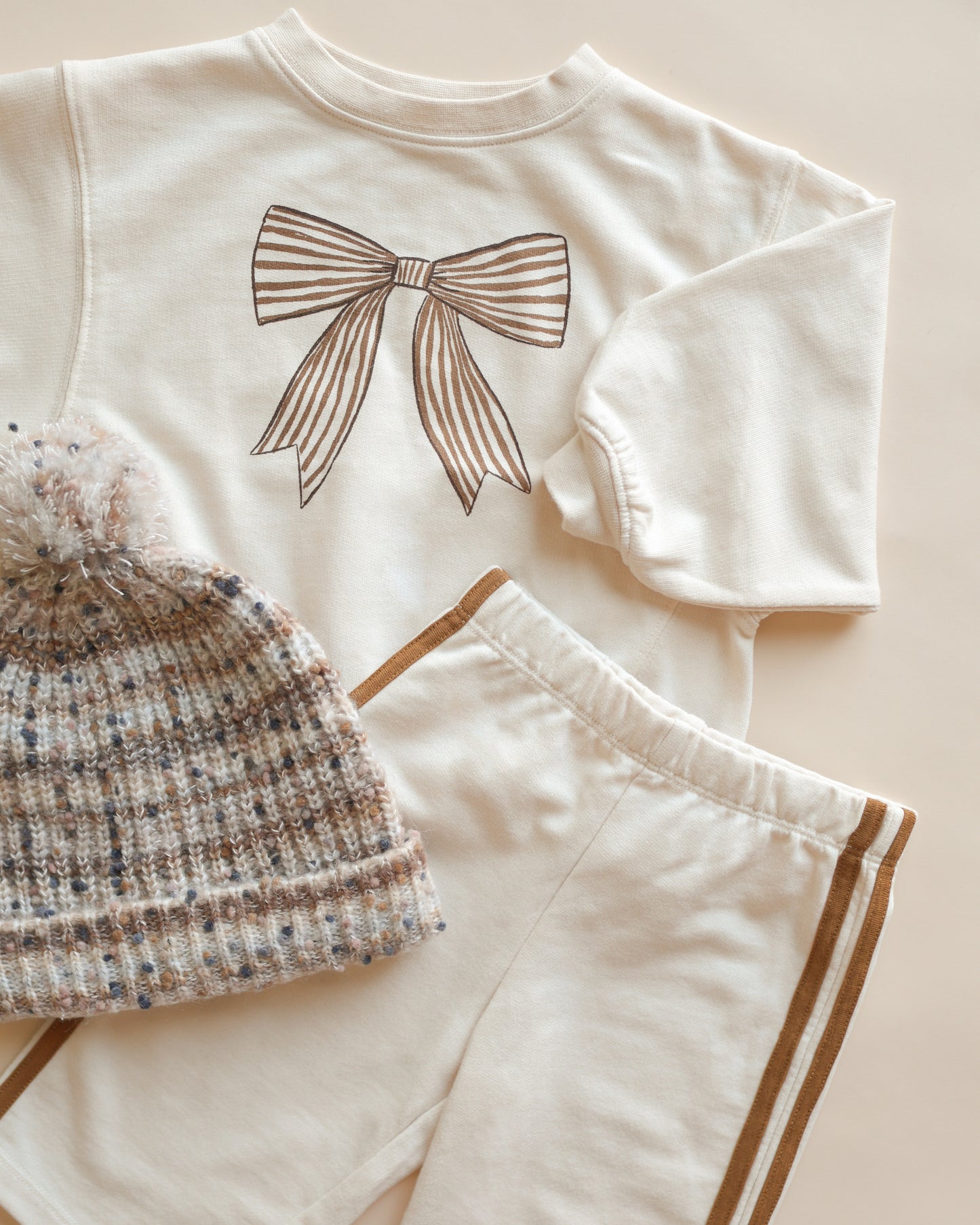 Oversized Sweatshirt || Bow - Rylee + Cru | Kids Clothes | Trendy Baby Clothes | Modern Infant Outfits |