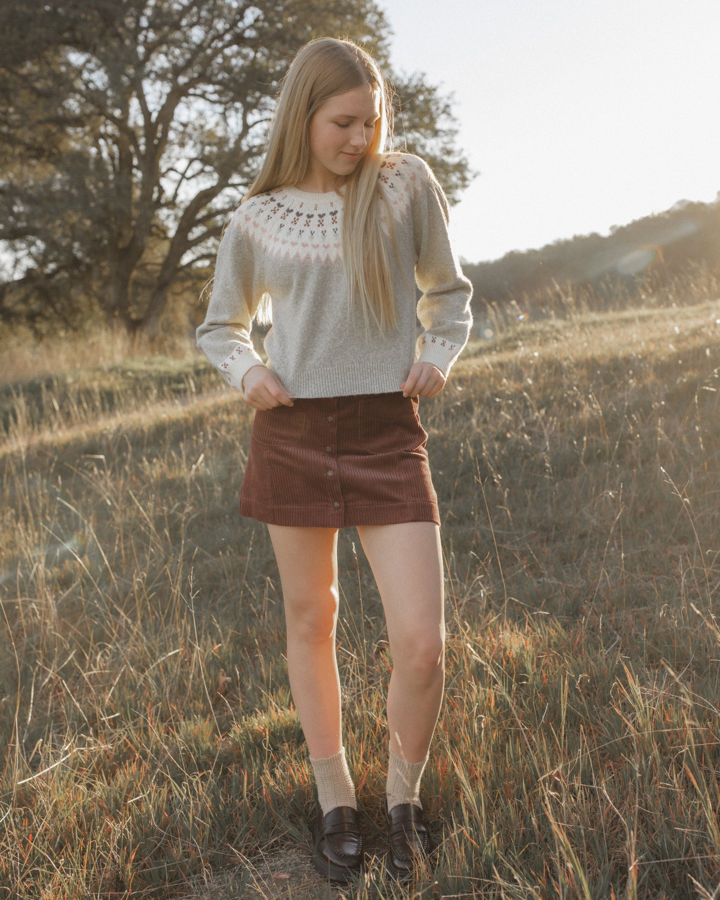Teen 덴버 미니 스커트 Mulberry