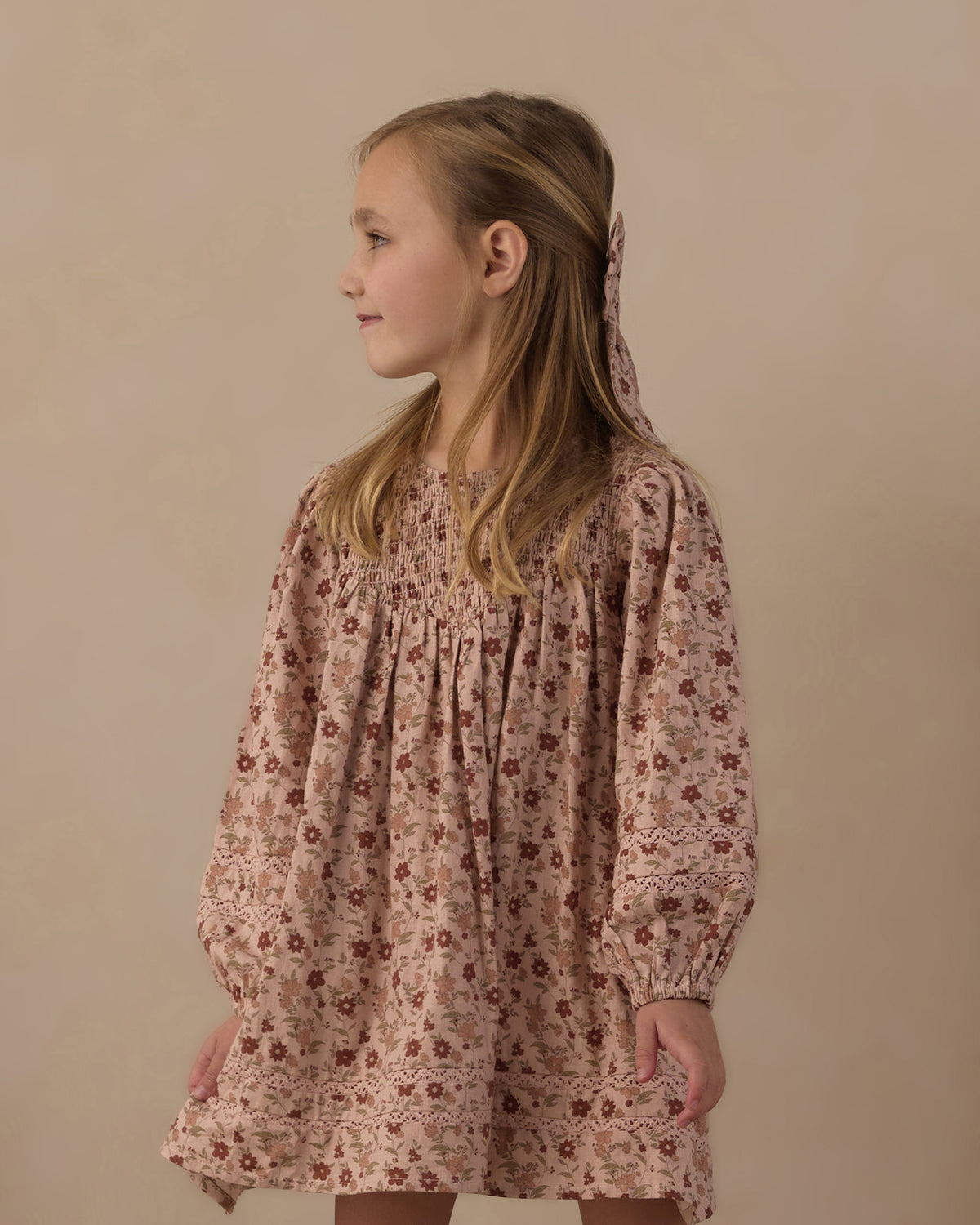Selene Dress Pink Floral - Rylee + Cru | Kids Clothes | Trendy Baby Clothes | Modern Infant Outfits |