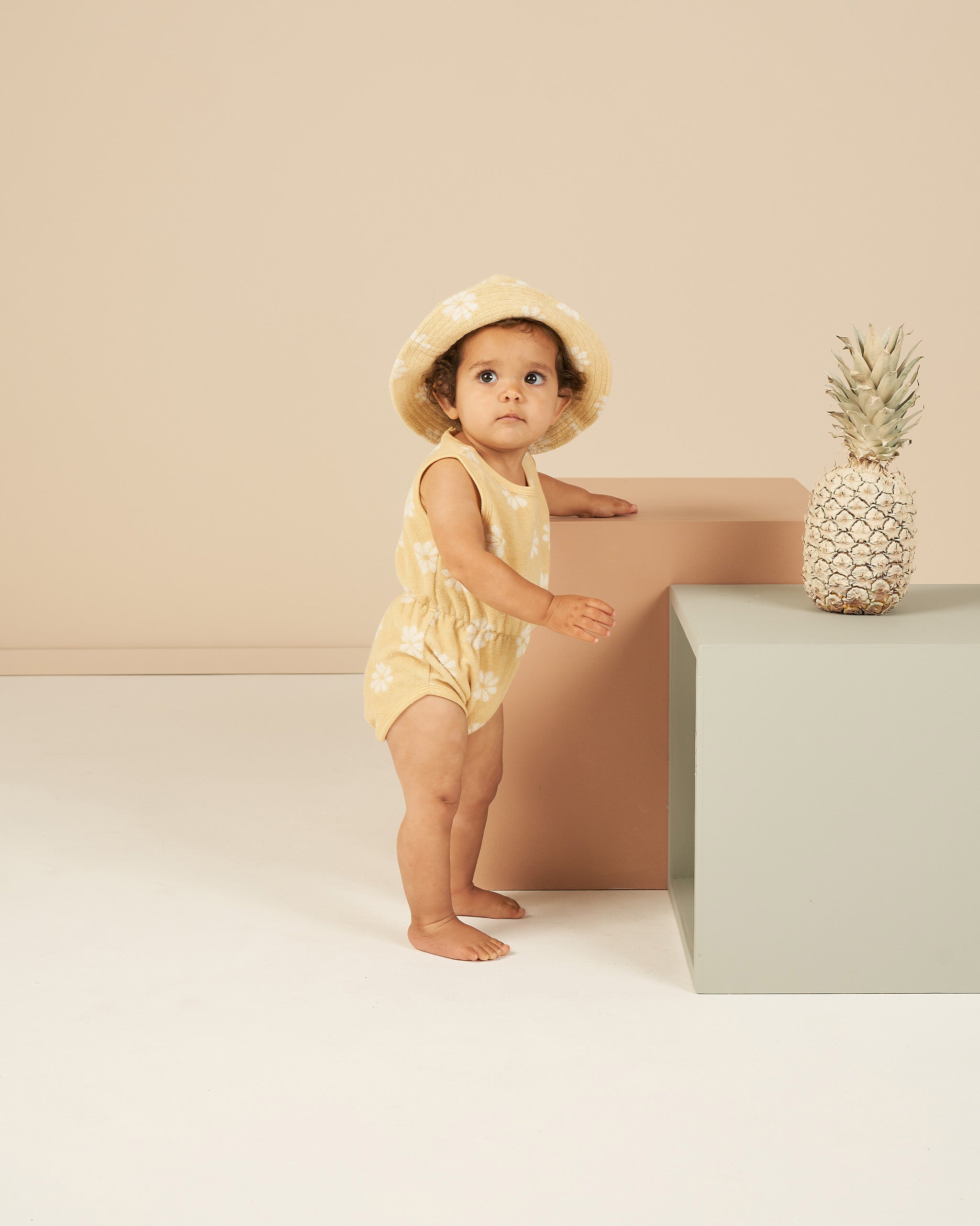 Cinch Playsuit || Daisy - Rylee + Cru | Kids Clothes | Trendy Baby Clothes | Modern Infant Outfits |