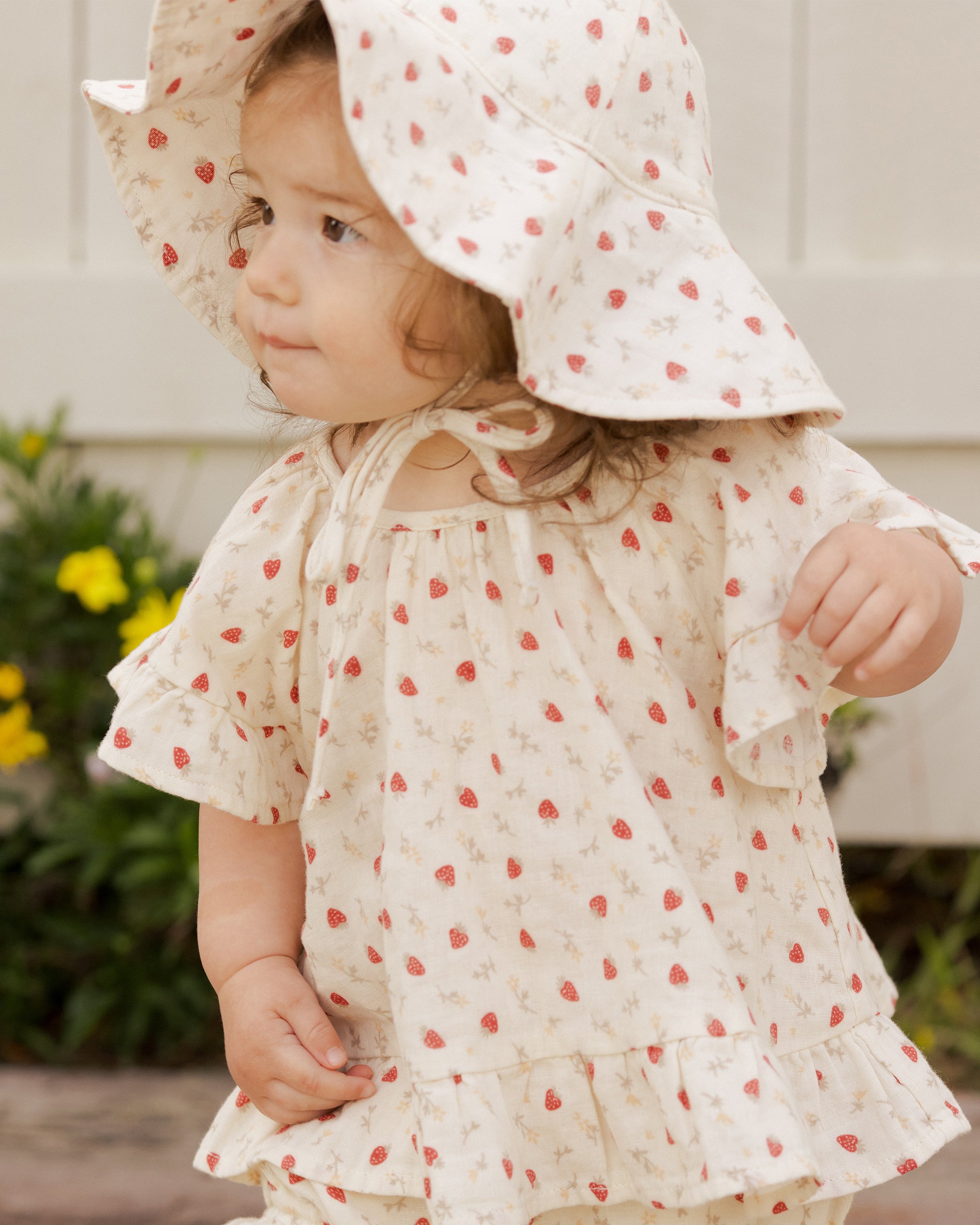 Butterfly Top + Bloomer Set || Strawberry Fields - Rylee + Cru | Kids Clothes | Trendy Baby Clothes | Modern Infant Outfits |