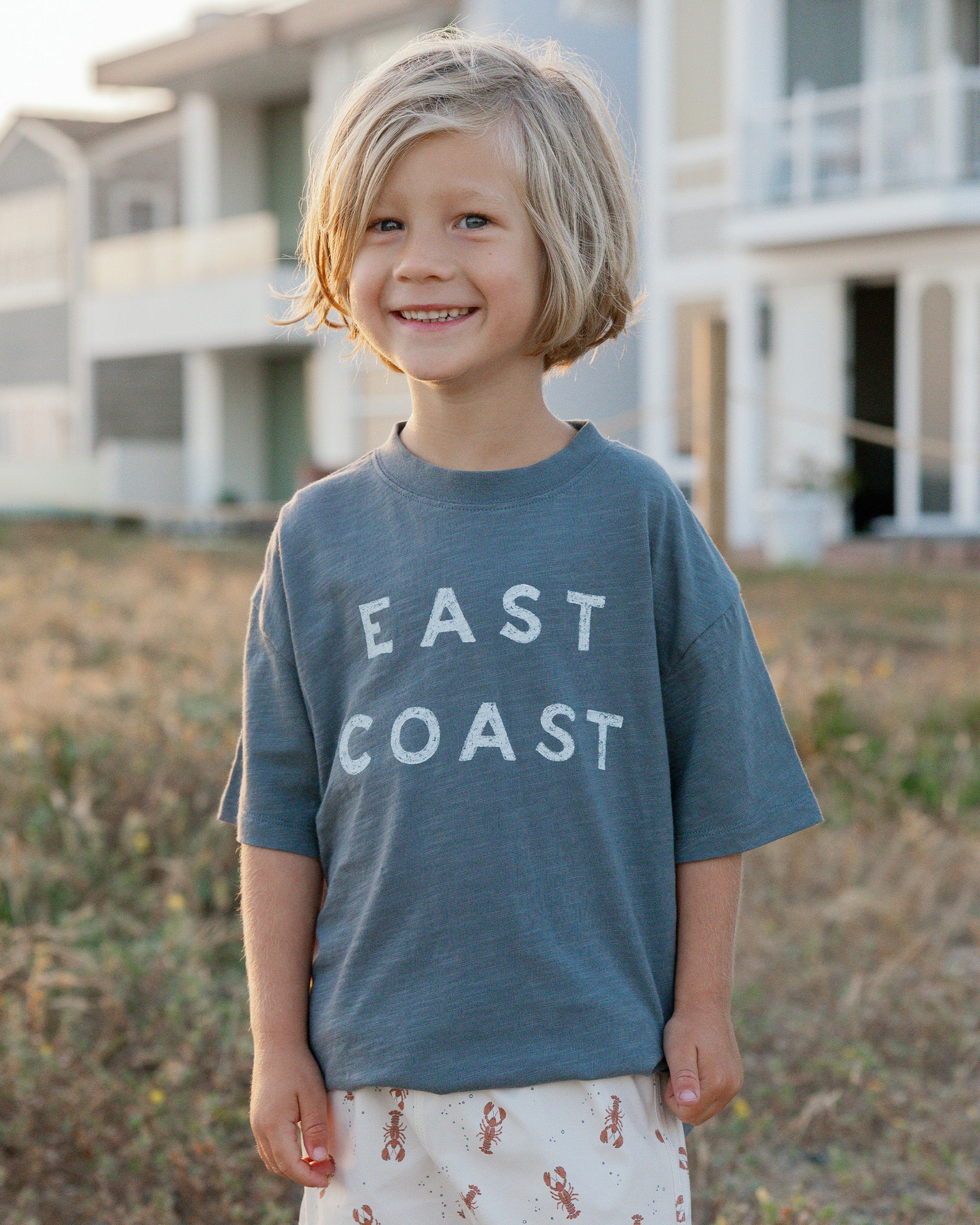 Relaxed Tee || East Coast - Rylee + Cru | Kids Clothes | Trendy Baby Clothes | Modern Infant Outfits |