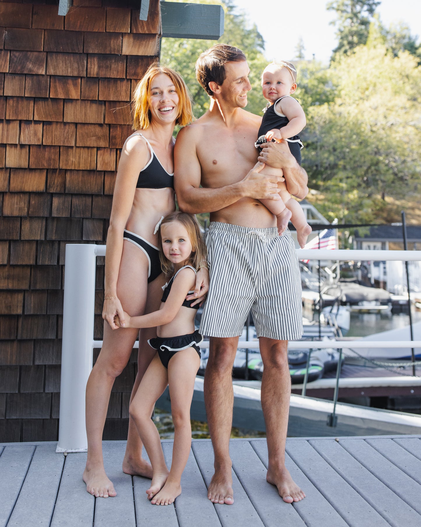 Women's Scoop Bikini Bottom Black - Rylee + Cru | Kids Clothes | Trendy Baby Clothes | Modern Infant Outfits |