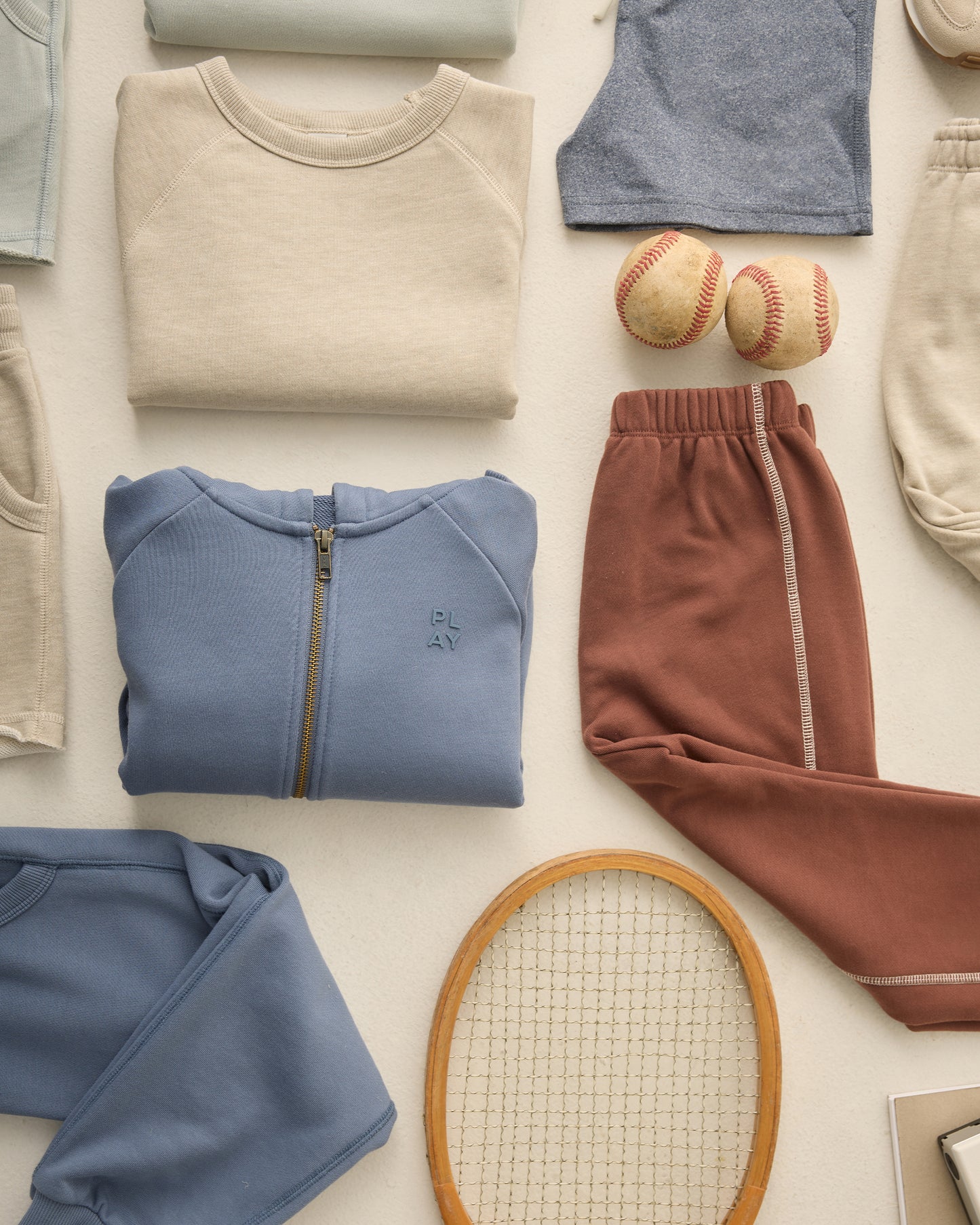 Zip Raglan Hoodie Marine