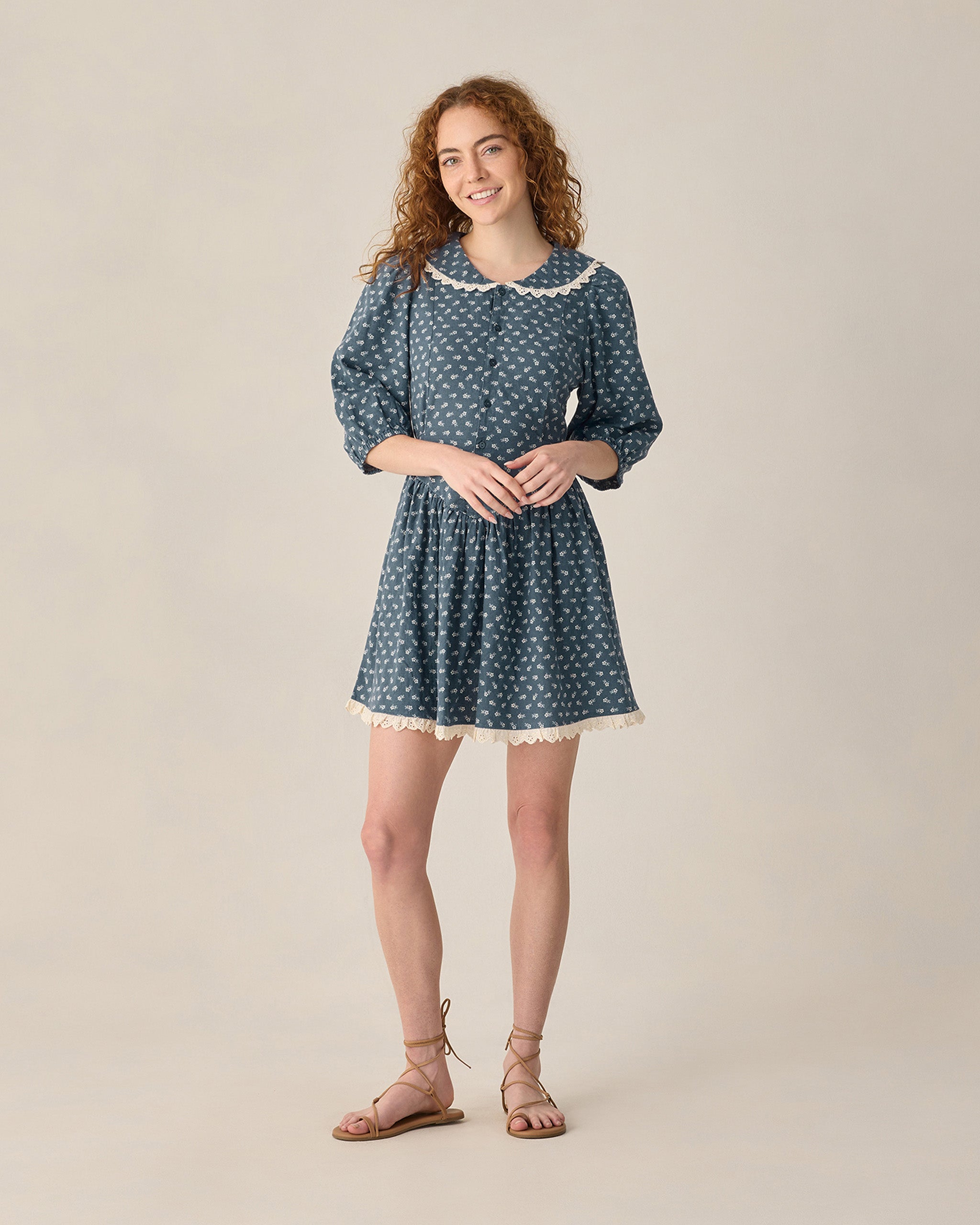 Women's Ginger Dress Ditsy, S at Rylee + Cru Women's Ginger Dress Ditsy, S at Rylee + Cru