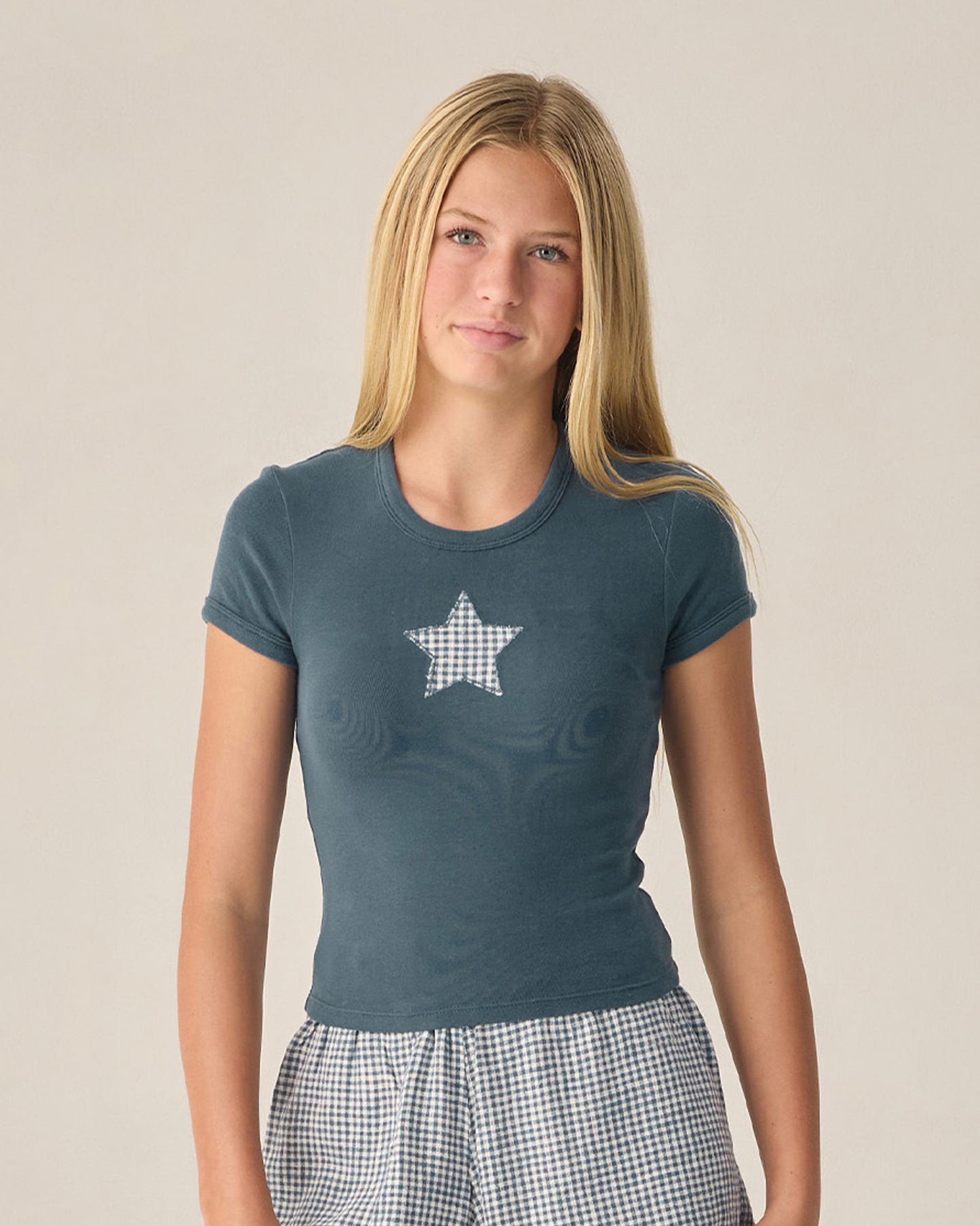 Teen Jersey Tee Navy - Rylee + Cru | Kids Clothes | Trendy Baby Clothes | Modern Infant Outfits |