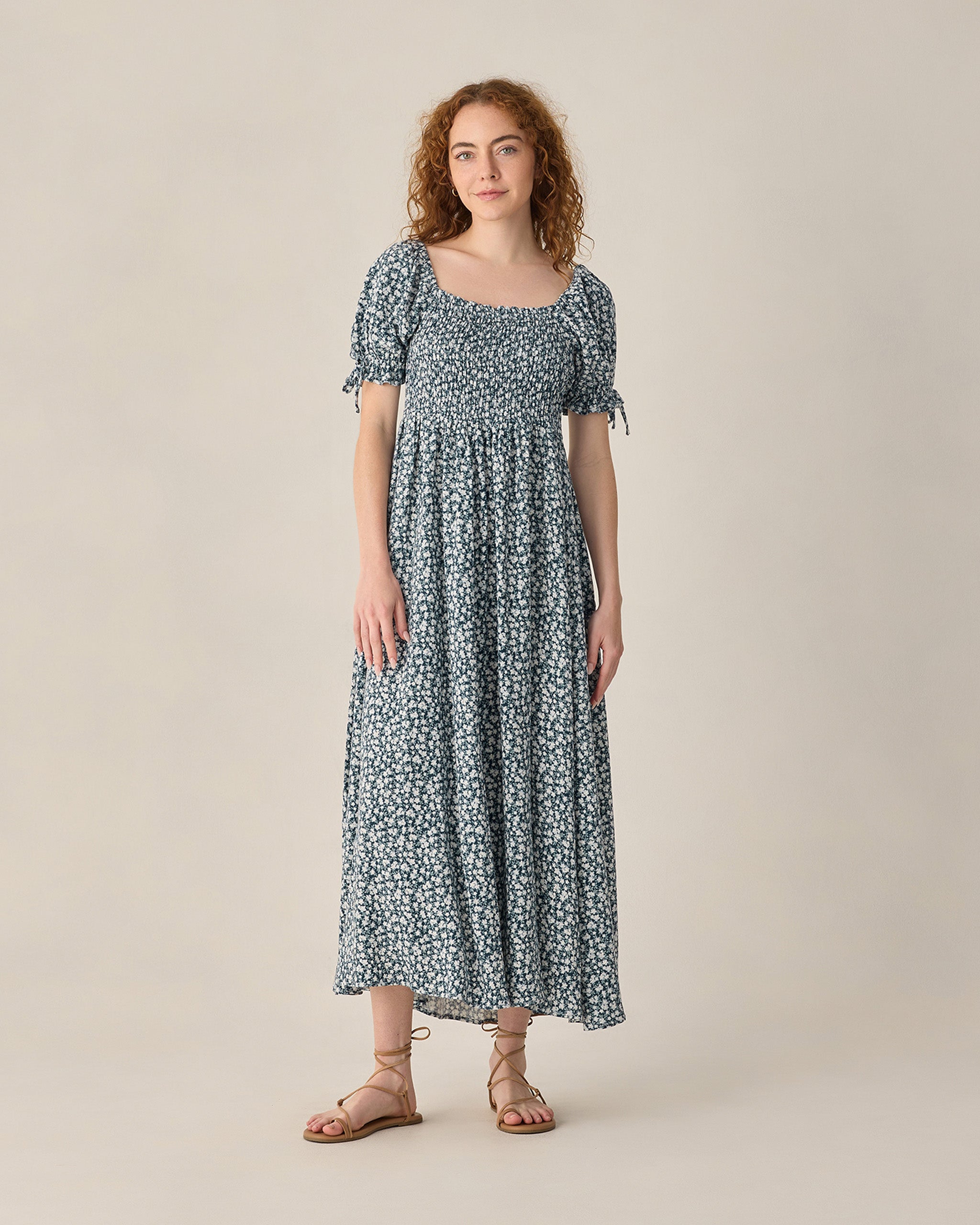 Women's Dallas Dress Navy Floral – Rylee + Cru
