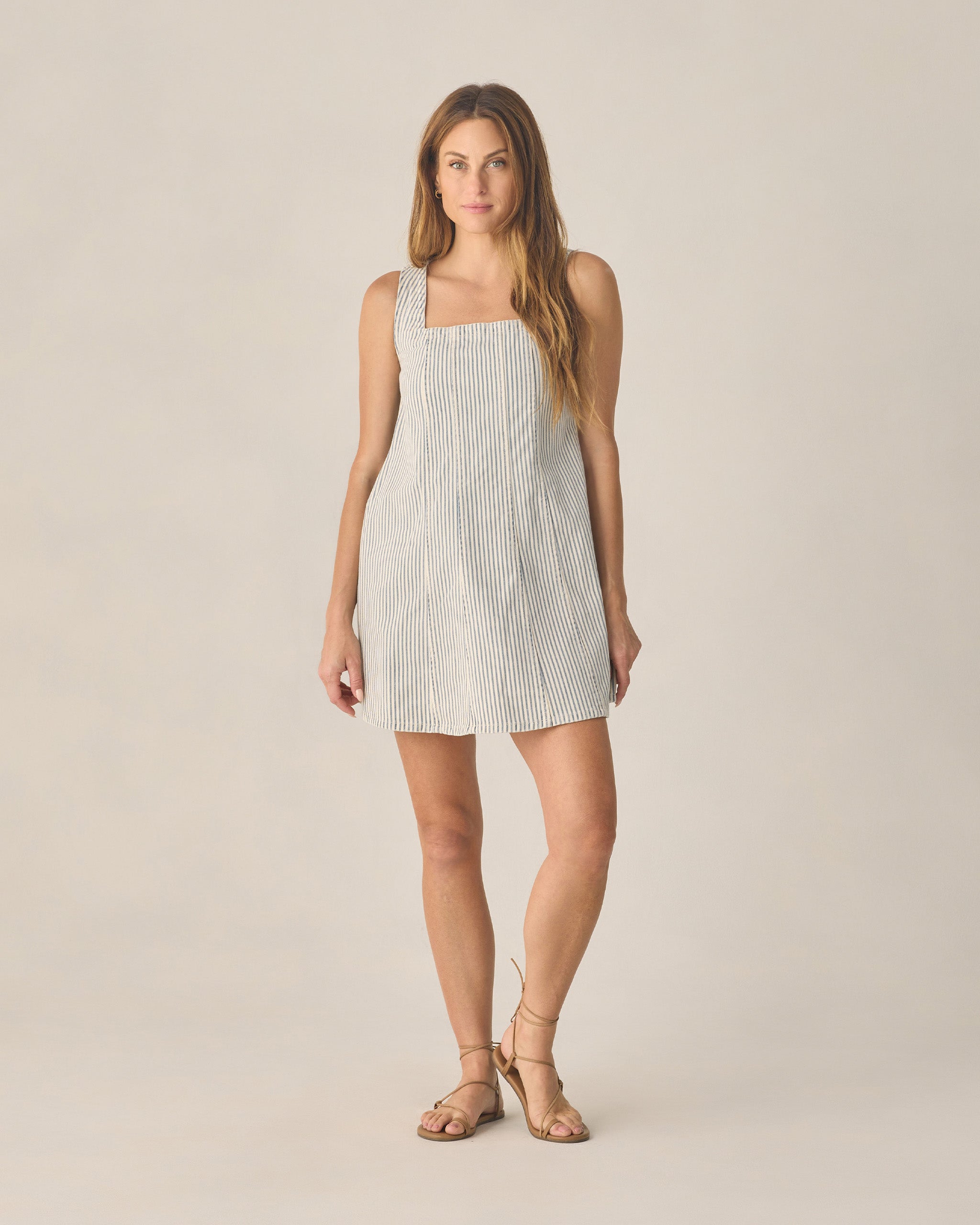 Women's Maeve Mini Dress Railroad Stripe S Women's Maeve Mini Dress Railroad Stripe S