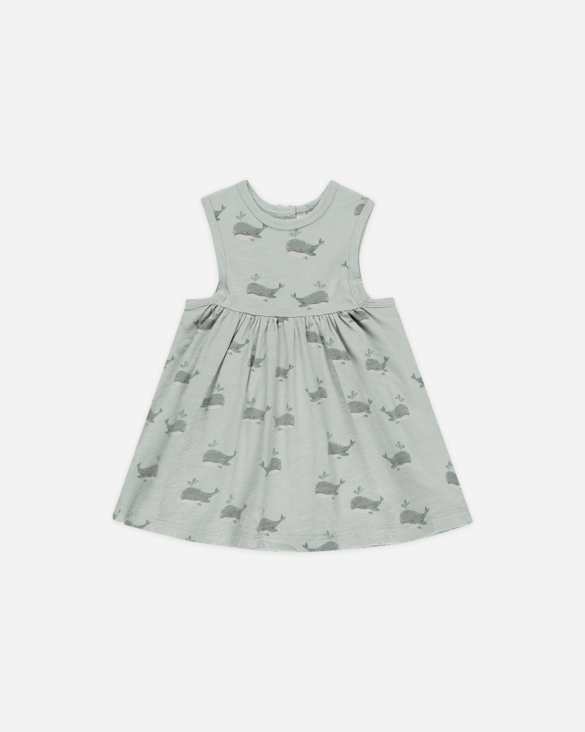 Layla Dress || Whales - Rylee + Cru | Kids Clothes | Trendy Baby Clothes | Modern Infant Outfits |