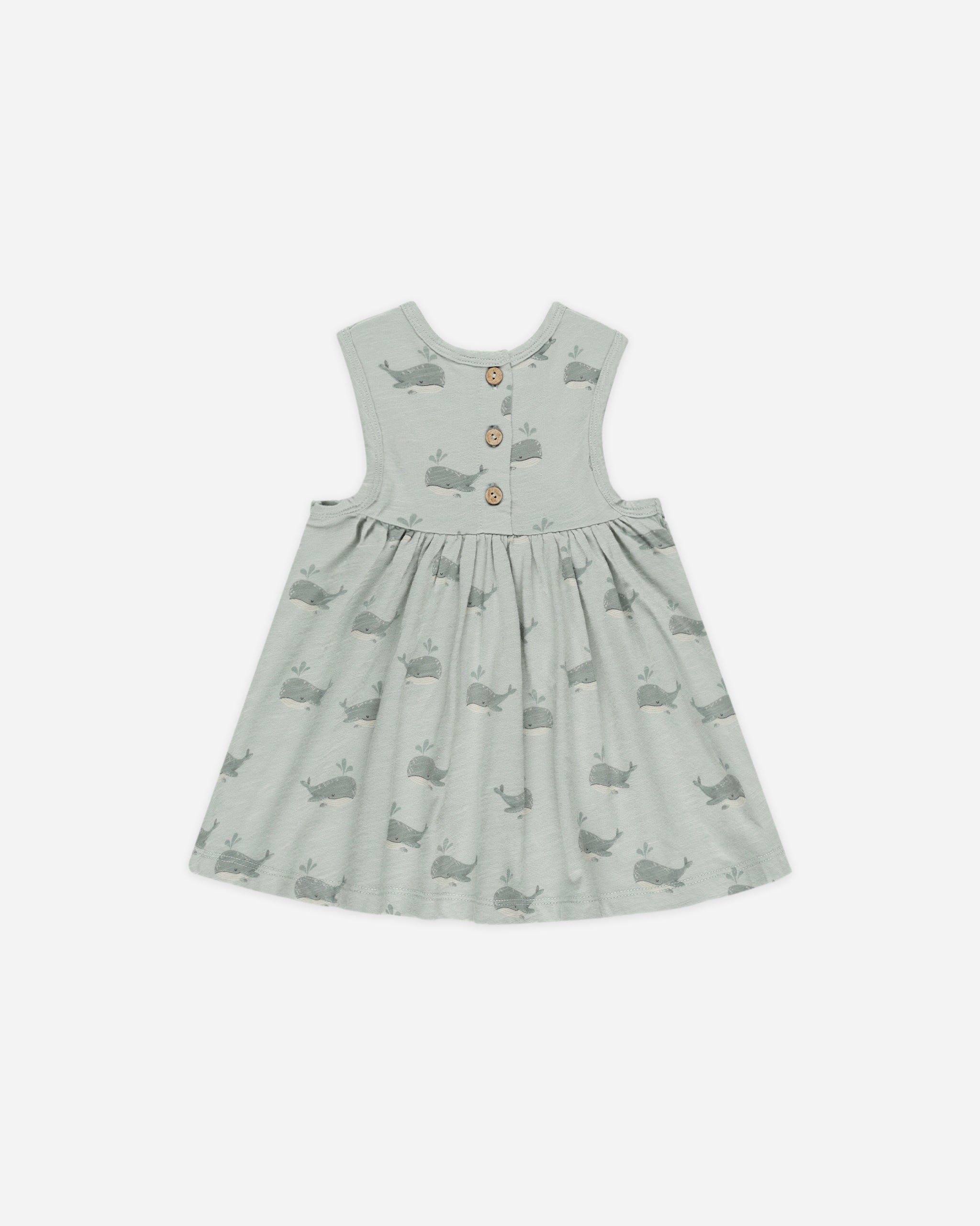 Layla Dress || Whales - Rylee + Cru | Kids Clothes | Trendy Baby Clothes | Modern Infant Outfits |
