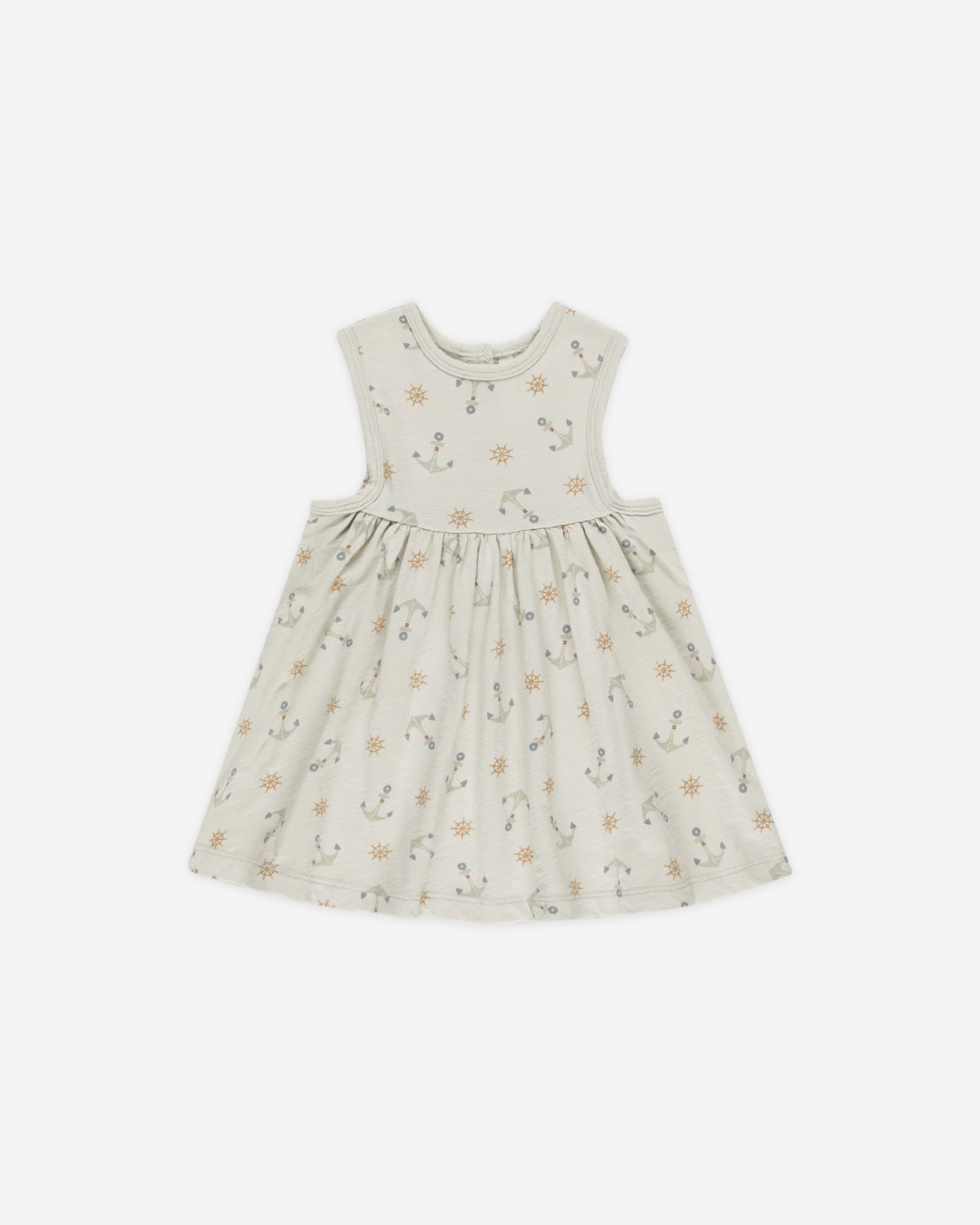 Layla Dress || Anchors - Rylee + Cru | Kids Clothes | Trendy Baby Clothes | Modern Infant Outfits |