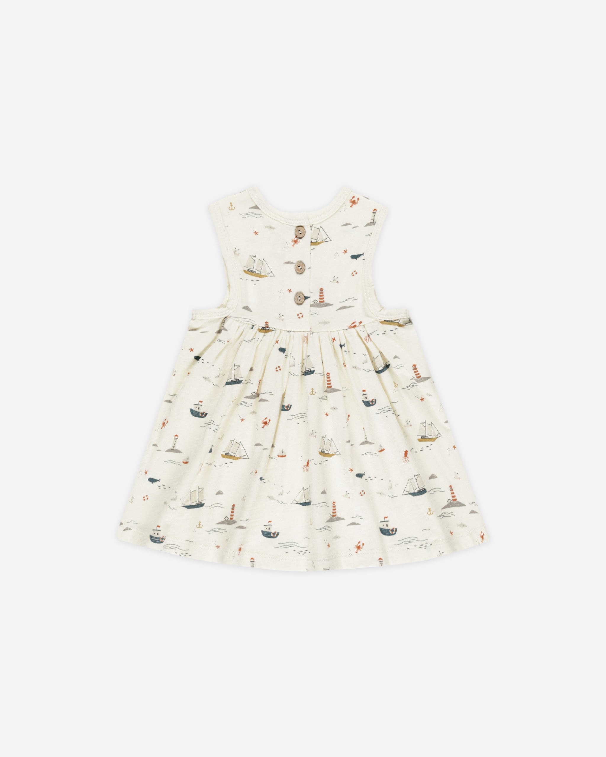 Layla Dress || Nautical - Rylee + Cru | Kids Clothes | Trendy Baby Clothes | Modern Infant Outfits |