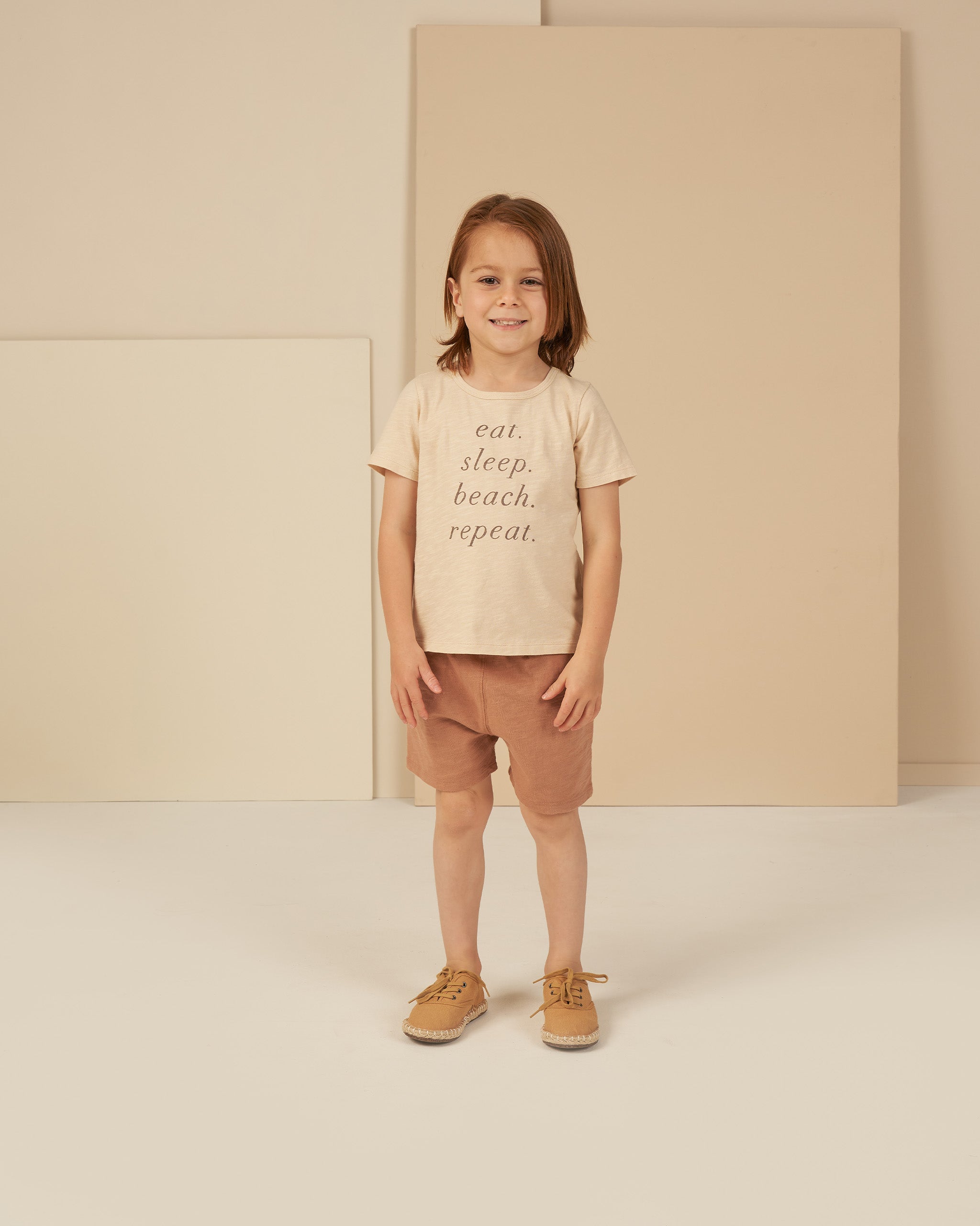 Basic Tee || Eat. Sleep. Beach. Repeat. - Rylee + Cru | Kids Clothes | Trendy Baby Clothes | Modern Infant Outfits |