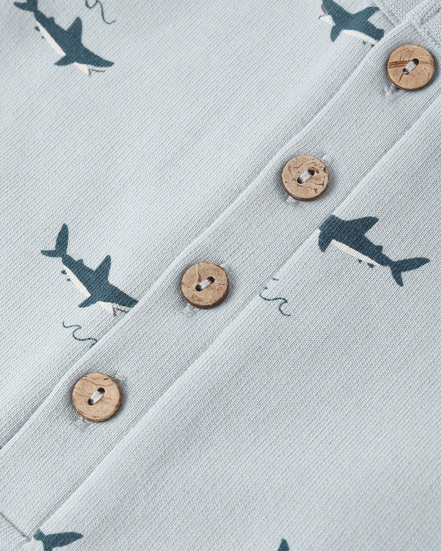 Davis Romper Sharks - Rylee + Cru | Kids Clothes | Trendy Baby Clothes | Modern Infant Outfits |