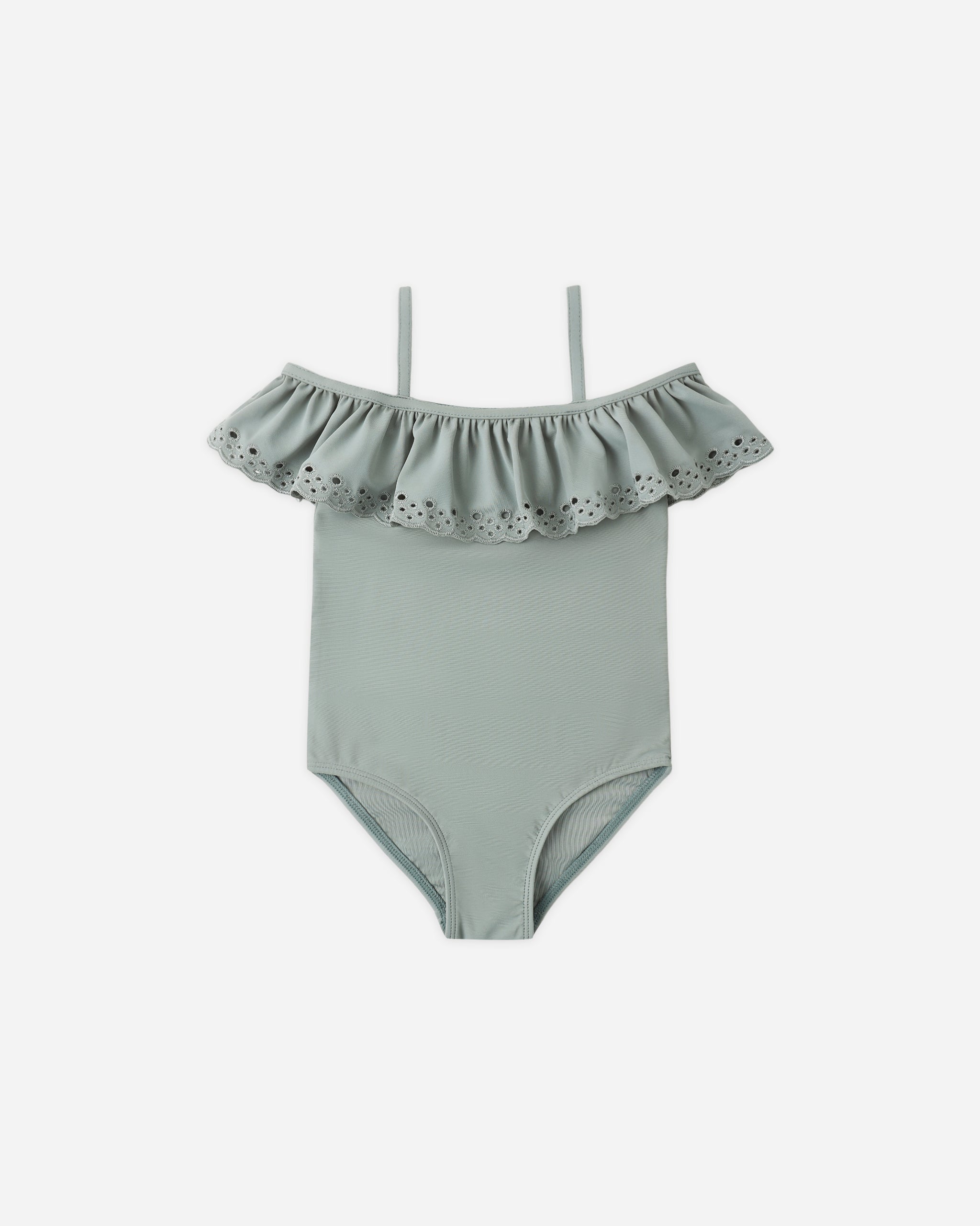 Off-The-Shoulder One-Piece Sea Green – Rylee + Cru
