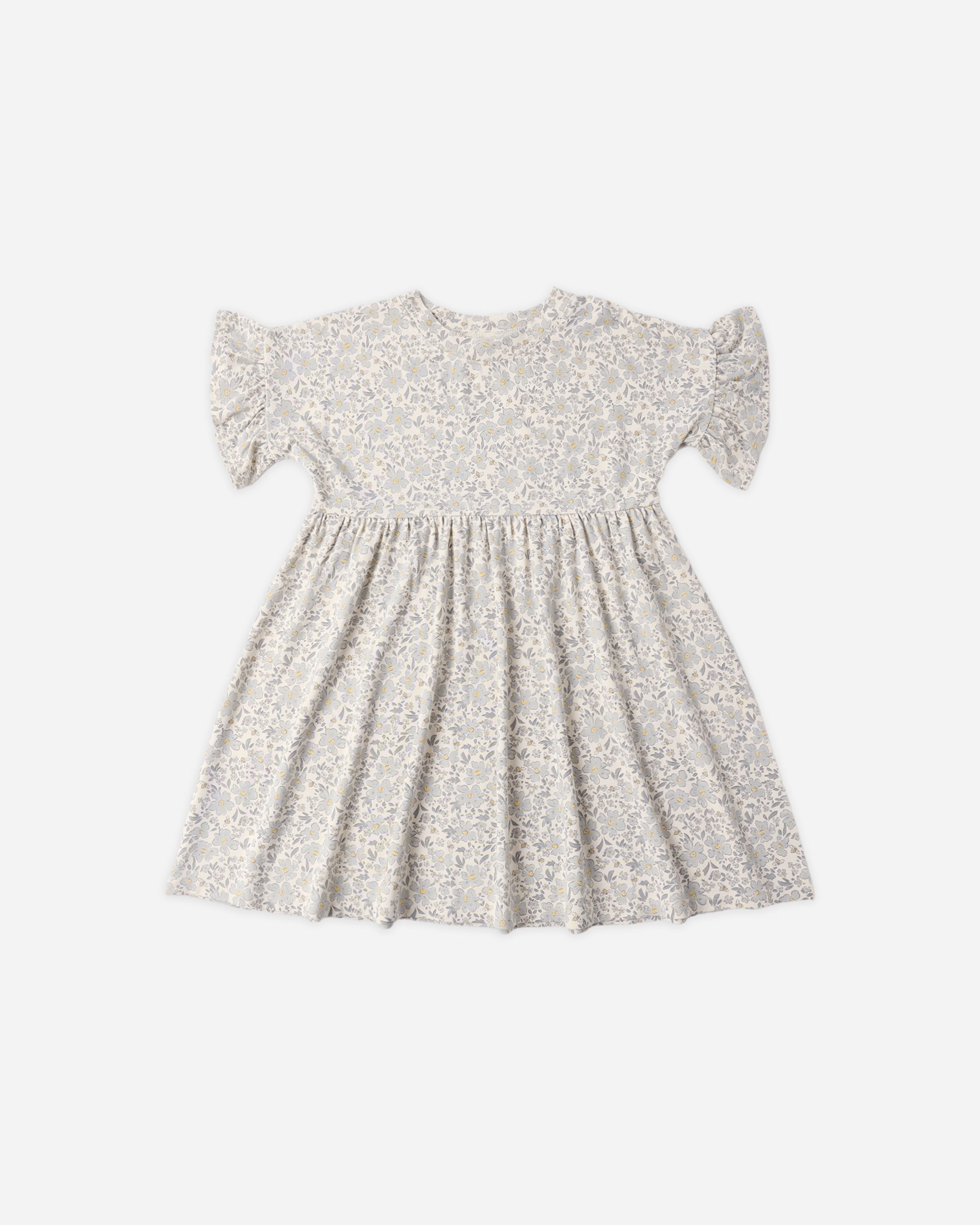 Babydoll Dress Blue Meadow, 10-11y at Rylee + Cru