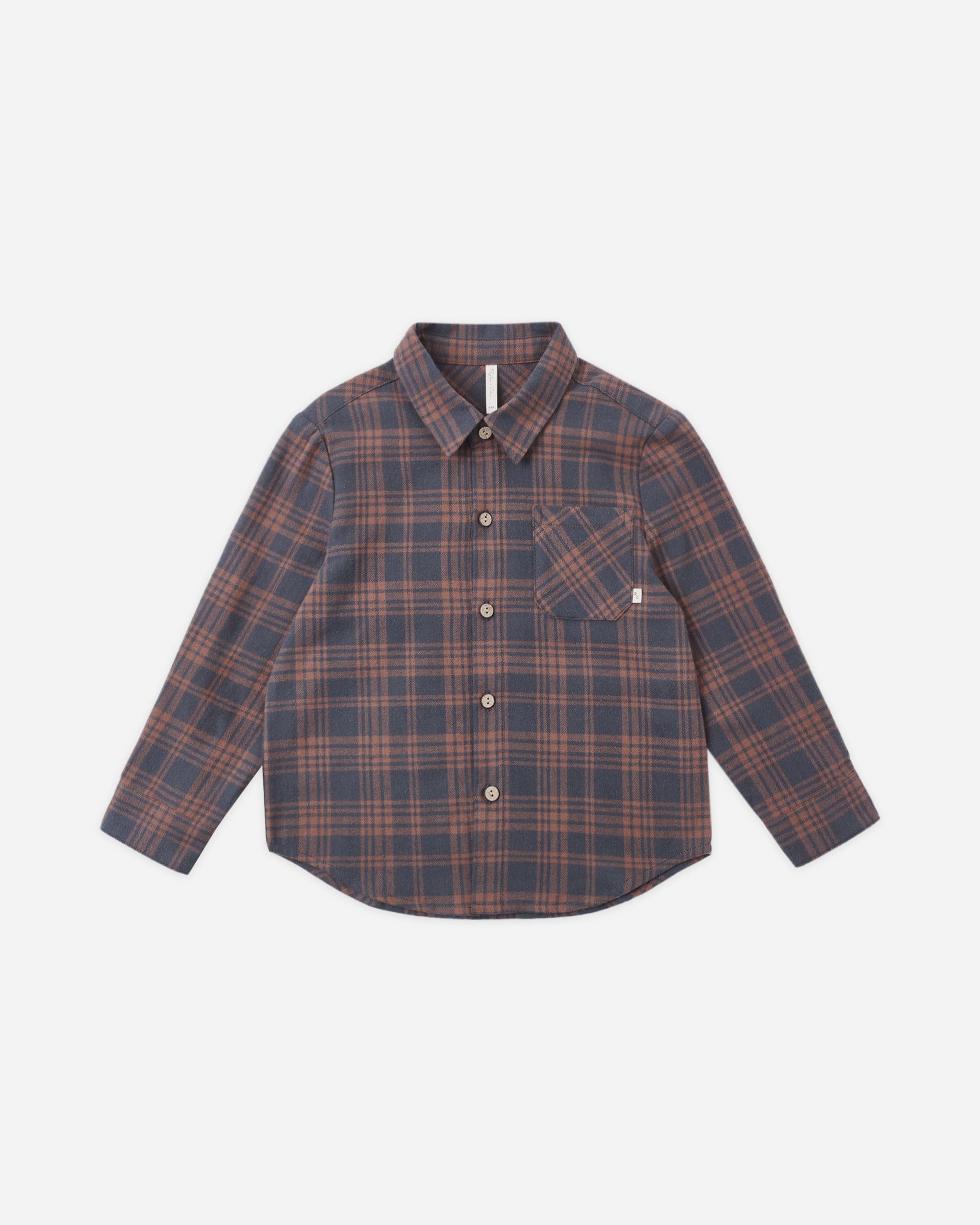 Rylee + Cru Collared Long Sleeve Shirt