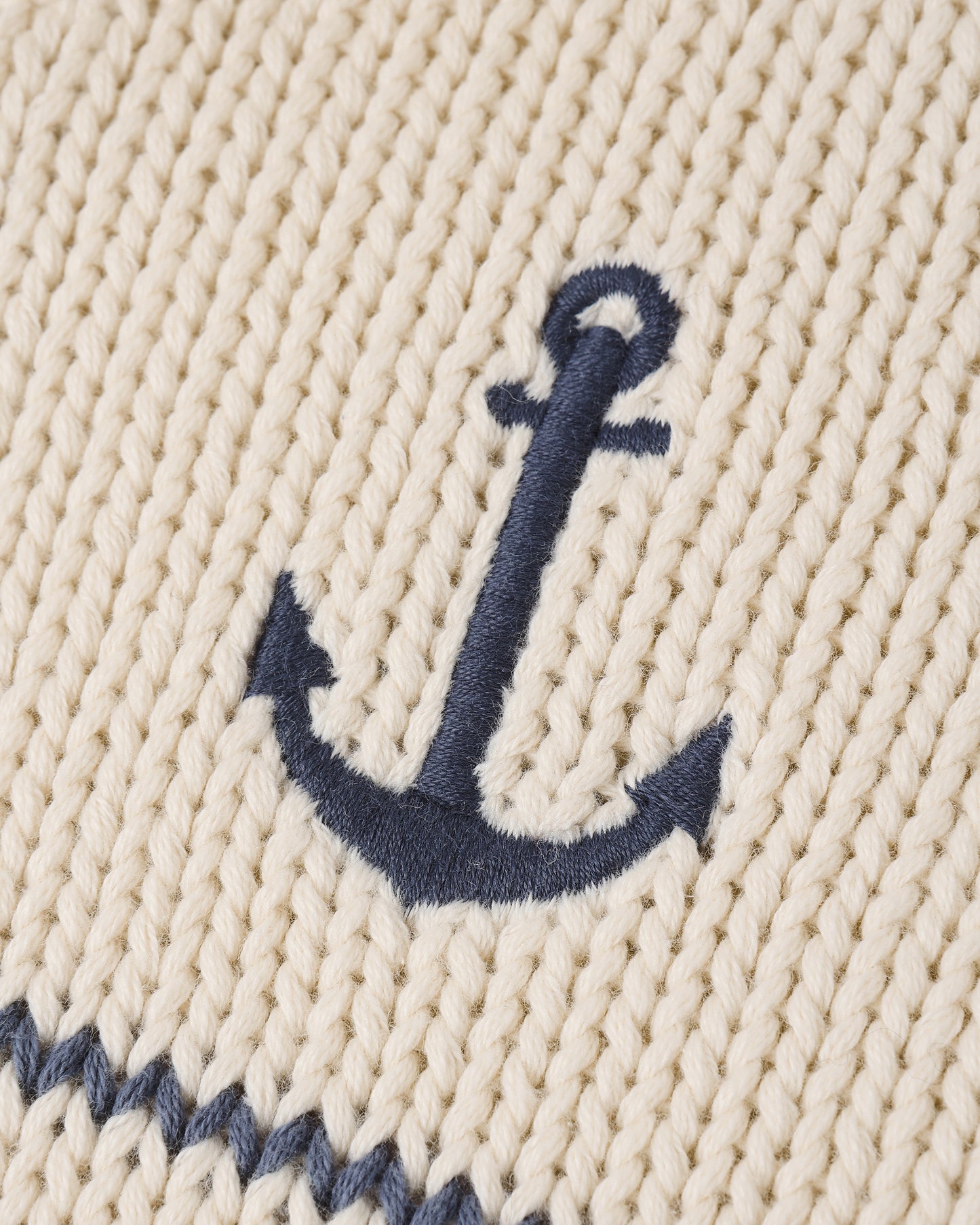 Shawl Cardigan Natural & Marine - Rylee + Cru | Kids Clothes | Trendy Baby Clothes | Modern Infant Outfits |