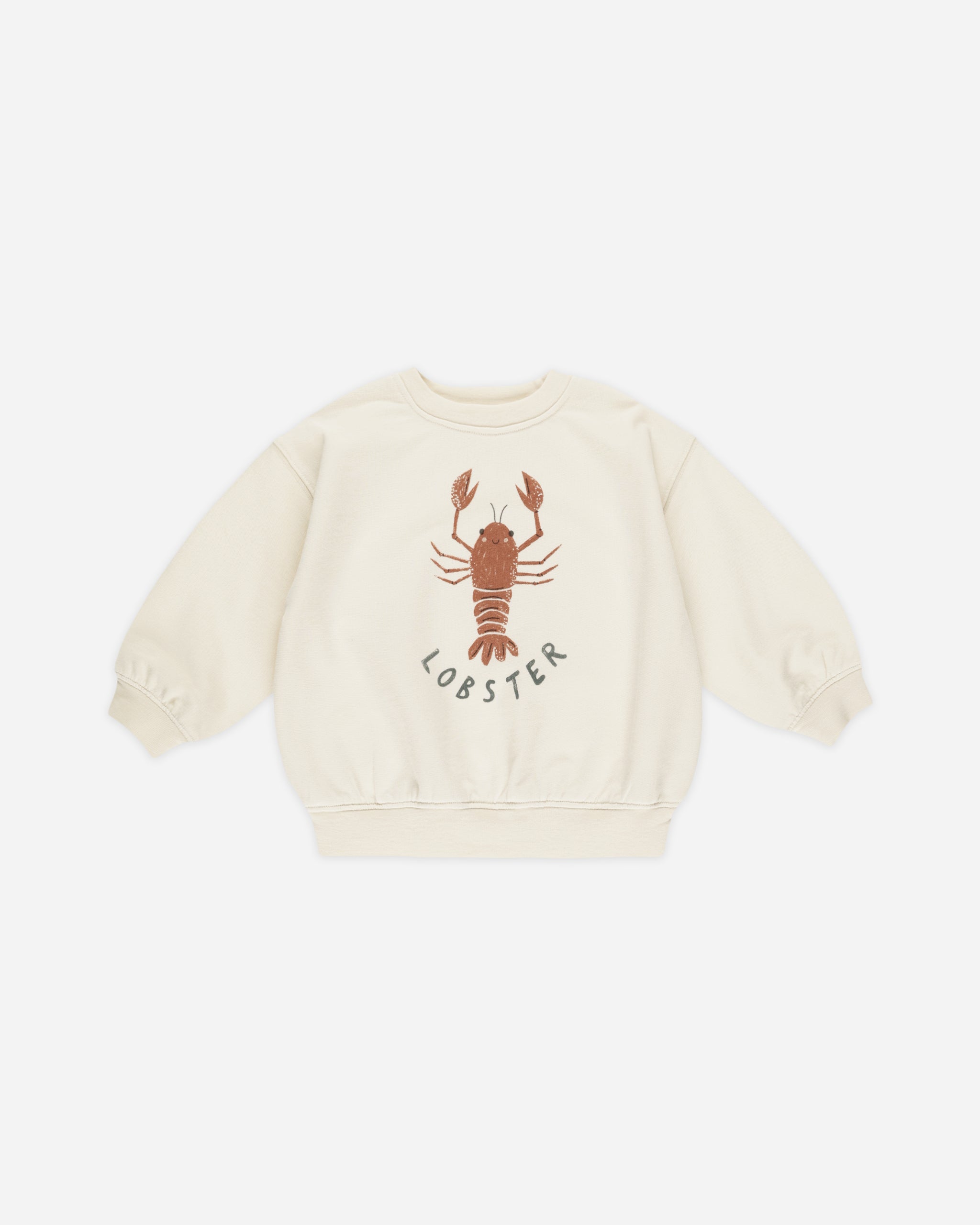 Sweatshirt || Lobster - Rylee + Cru | Kids Clothes | Trendy Baby Clothes | Modern Infant Outfits |