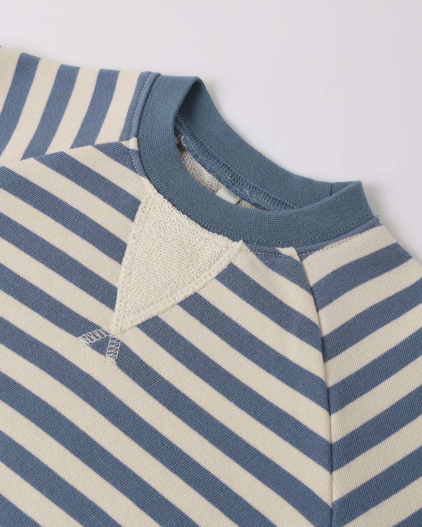 Crewneck Romper Marine Stripe