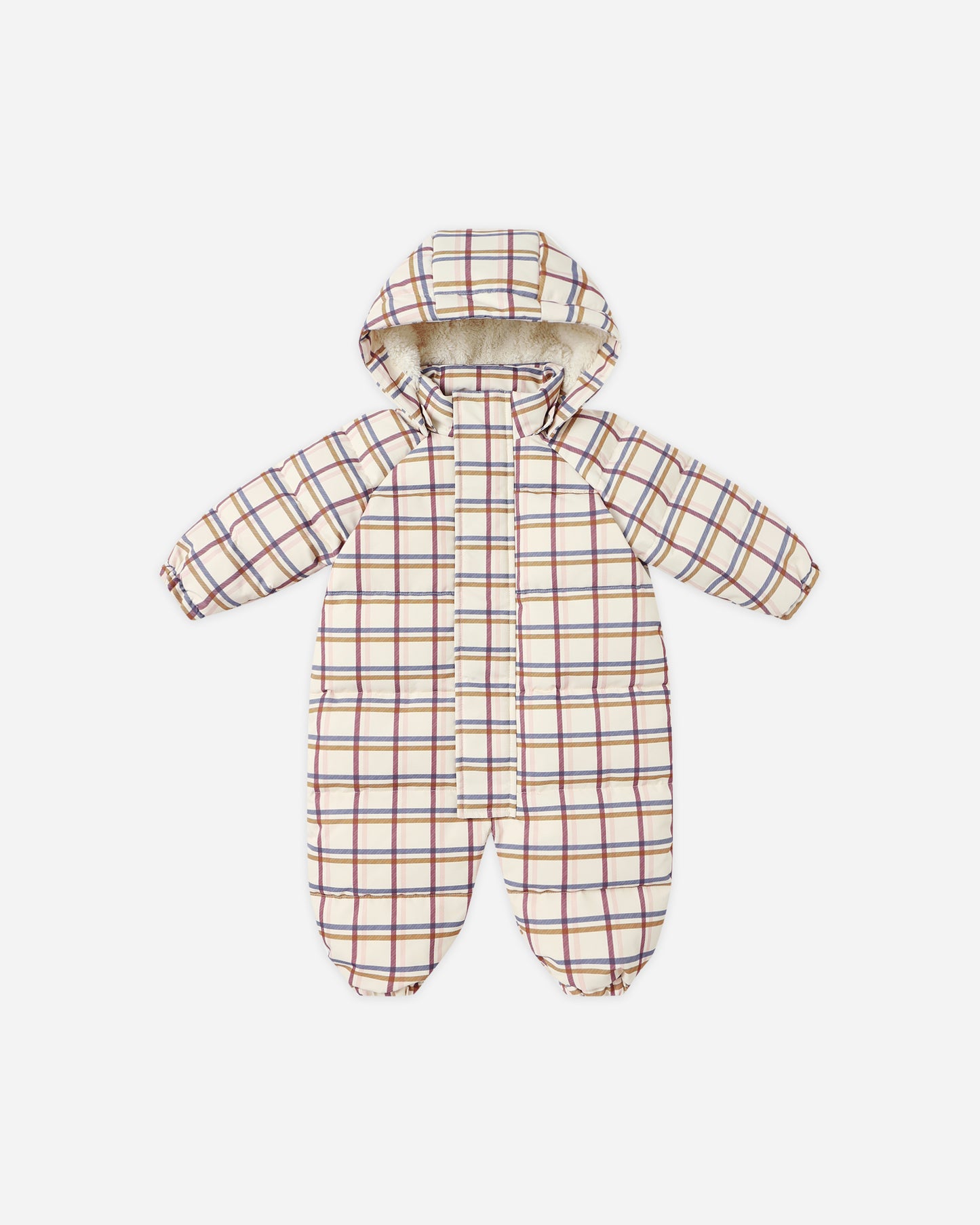 Puffer Onepiece || Multi-Plaid - Rylee + Cru | Kids Clothes | Trendy Baby Clothes | Modern Infant Outfits |