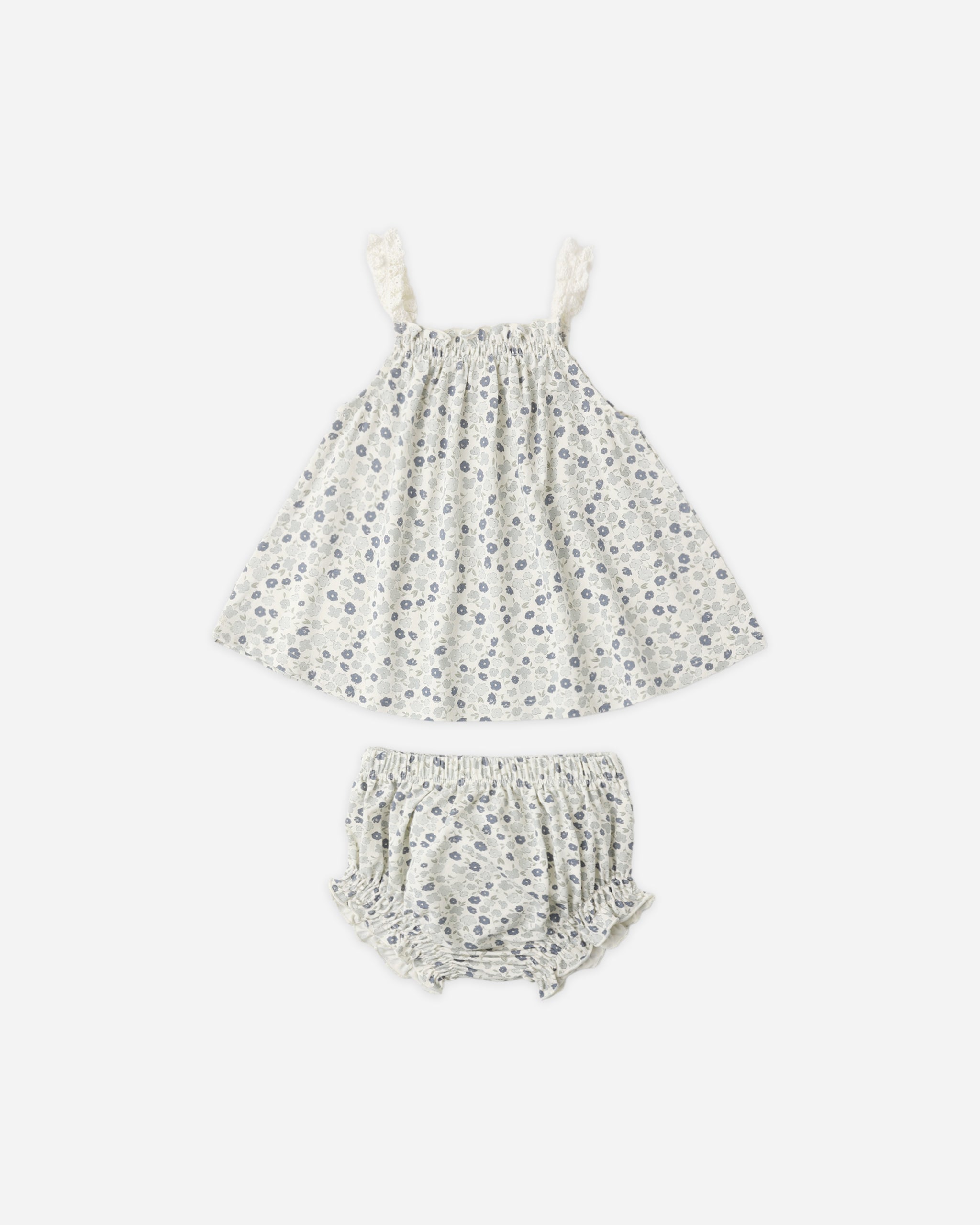 Swing Top & Bloomer Set Blue Ditsy – Rylee + Cru
