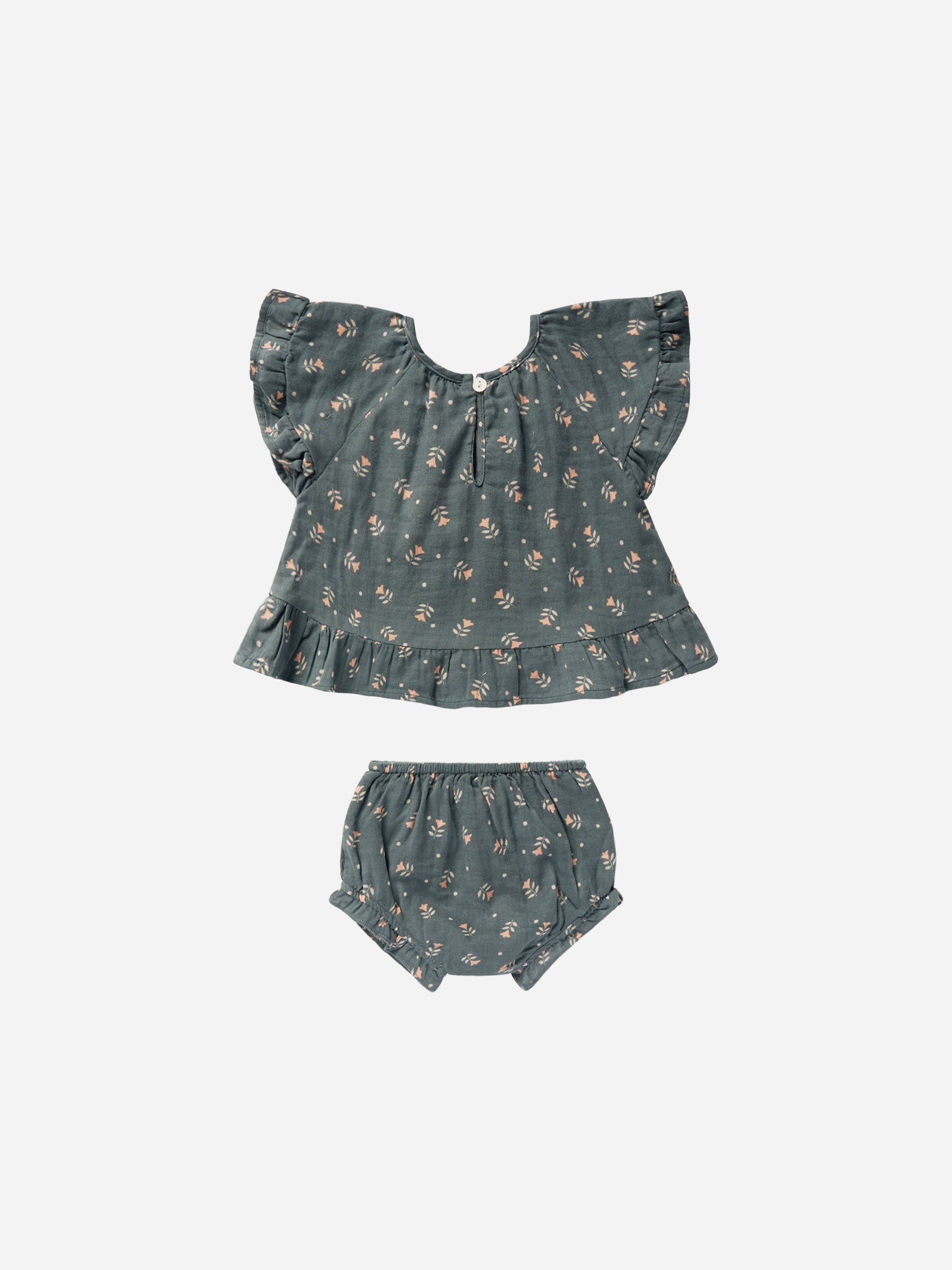 Butterfly Top + Bloomer Set || Morning Glory - Rylee + Cru | Kids Clothes | Trendy Baby Clothes | Modern Infant Outfits |