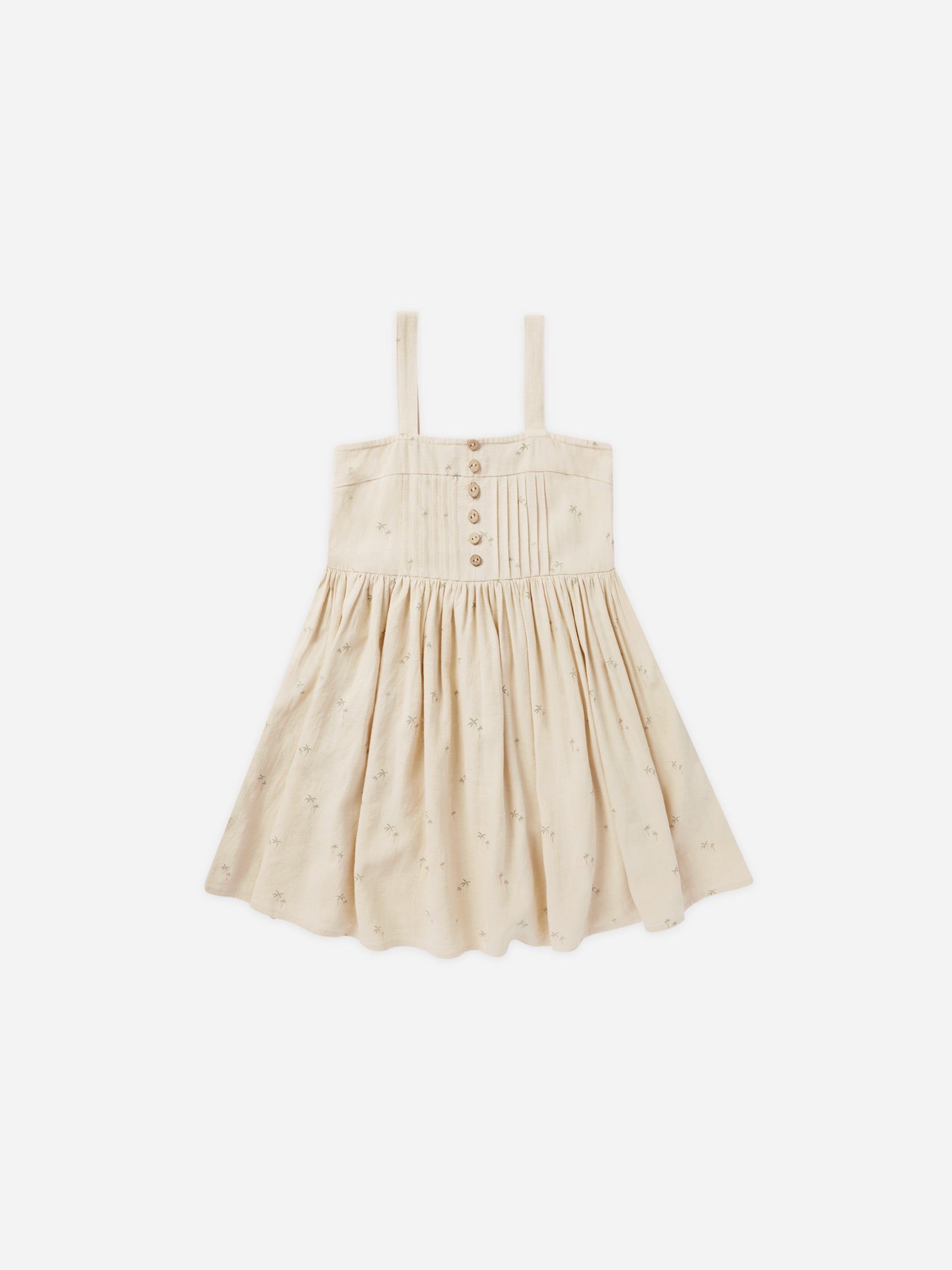 Colbie Mini Dress || Palm - Rylee + Cru | Kids Clothes | Trendy Baby Clothes | Modern Infant Outfits |