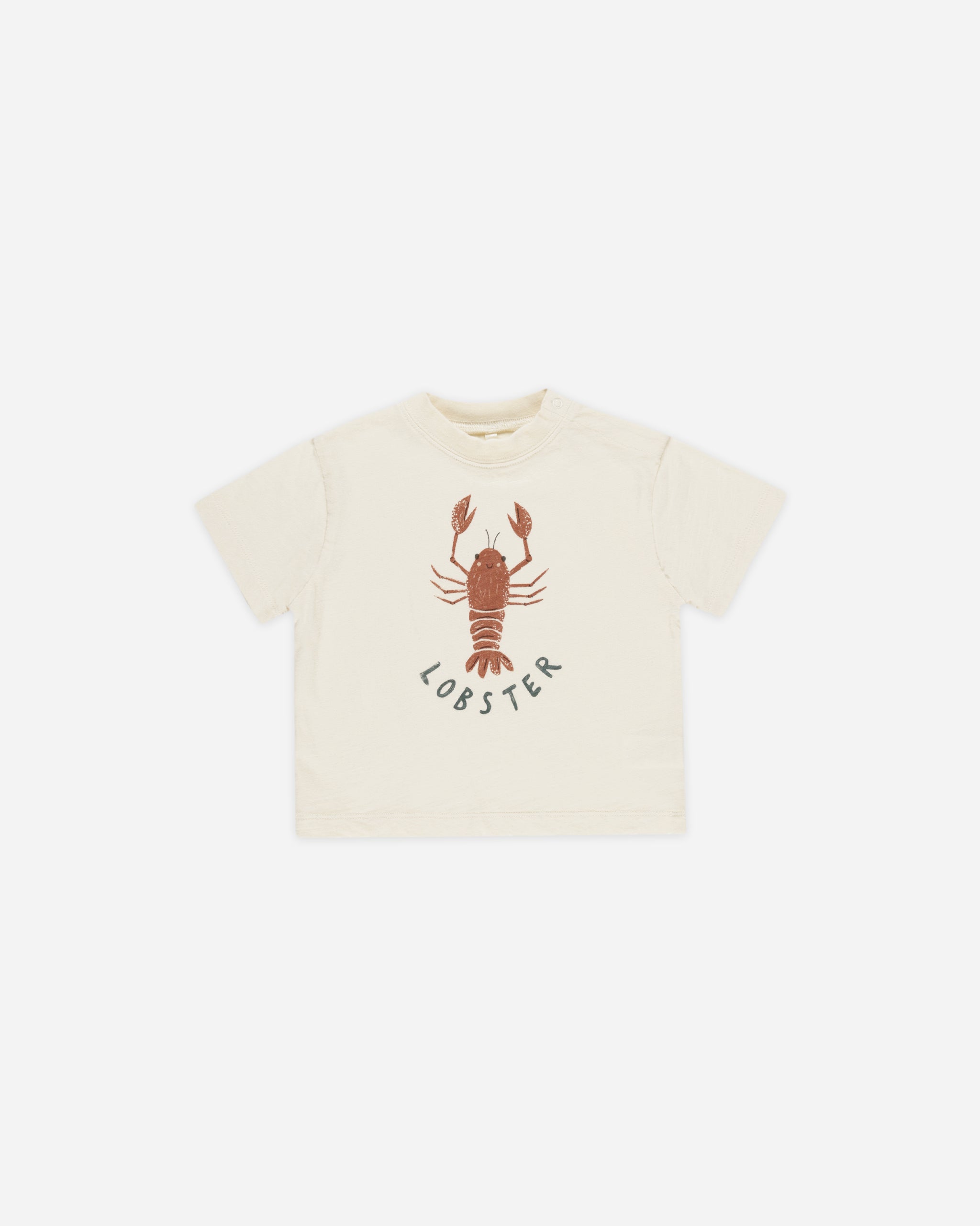 Relaxed Tee || Lobster - Rylee + Cru | Kids Clothes | Trendy Baby Clothes | Modern Infant Outfits |