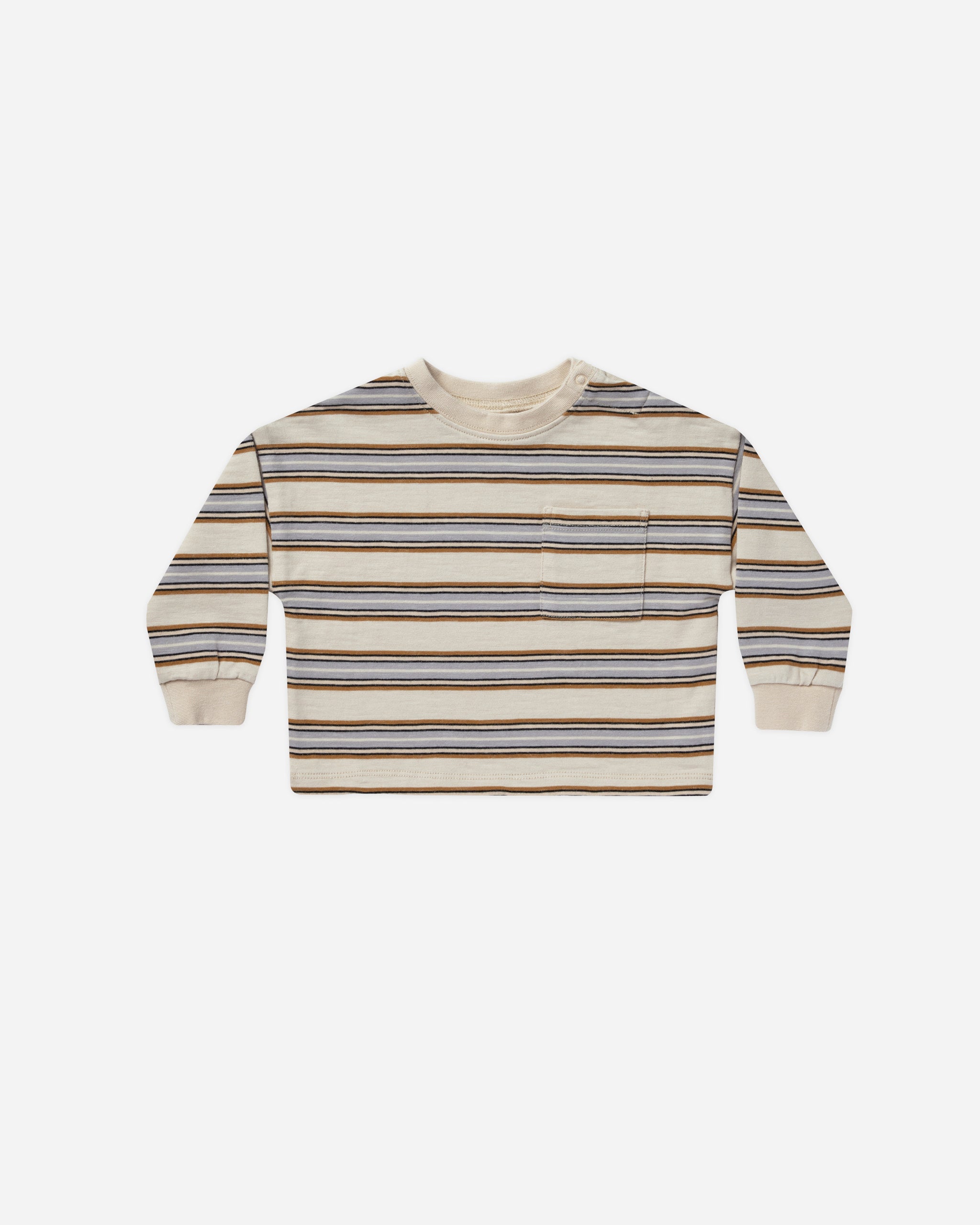 Relaxed Long Sleeve Tee || Vintage Stripe