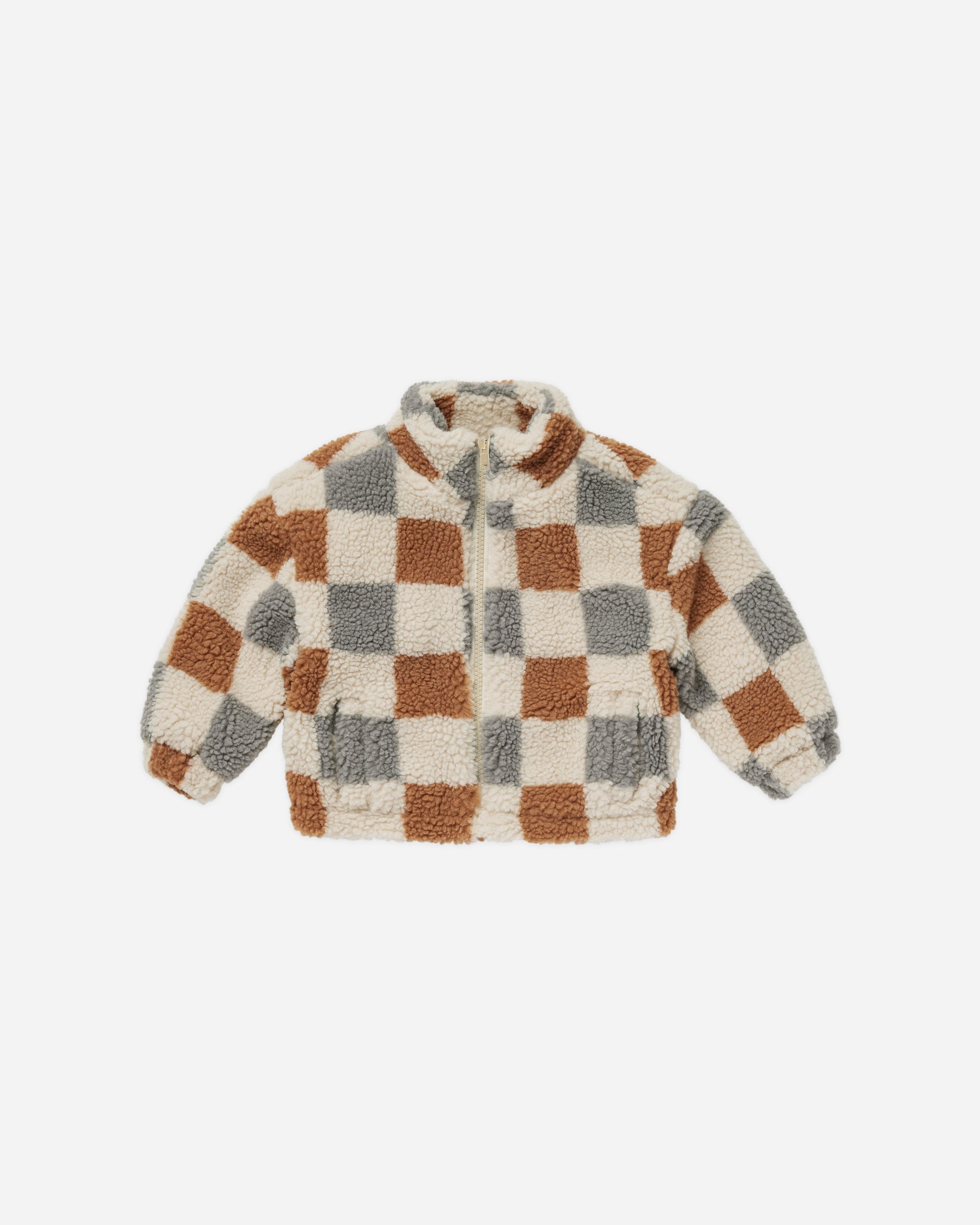 Coco Jacket || Shearling Check