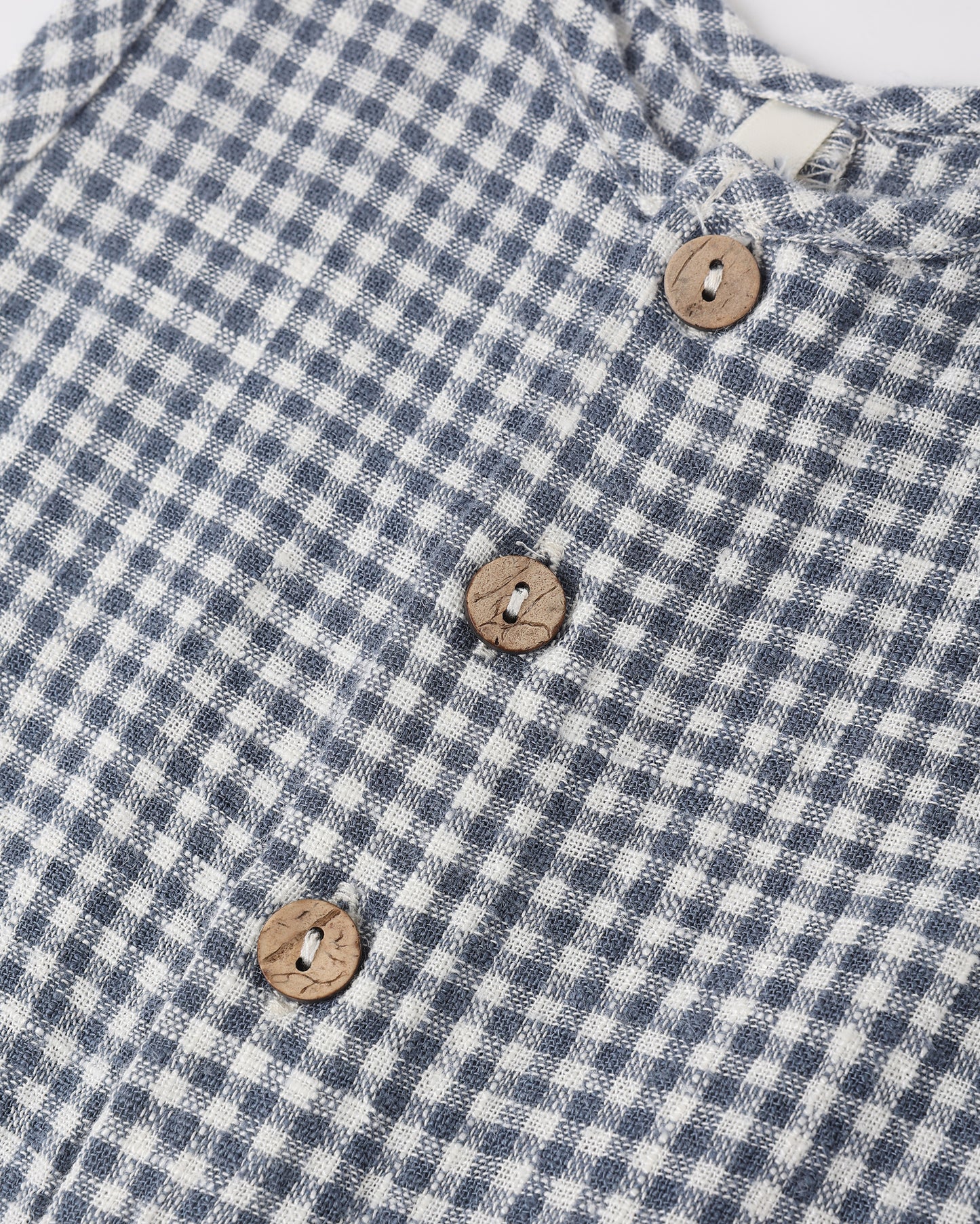 Maverick Romper Marine Gingham