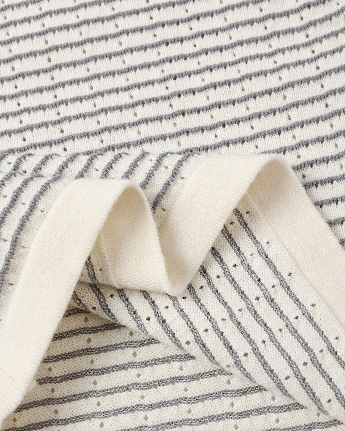 Boxy Crop Knit Tee || Dusty Blue Stripe - Rylee + Cru | Kids Clothes | Trendy Baby Clothes | Modern Infant Outfits |