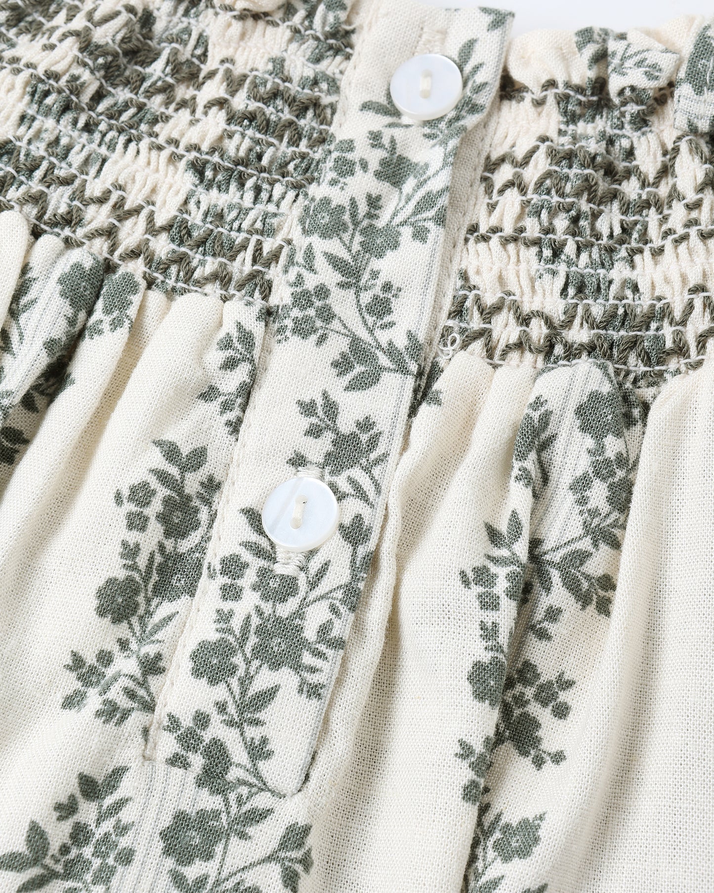 Ada Romper || Green Vines - Rylee + Cru | Kids Clothes | Trendy Baby Clothes | Modern Infant Outfits |