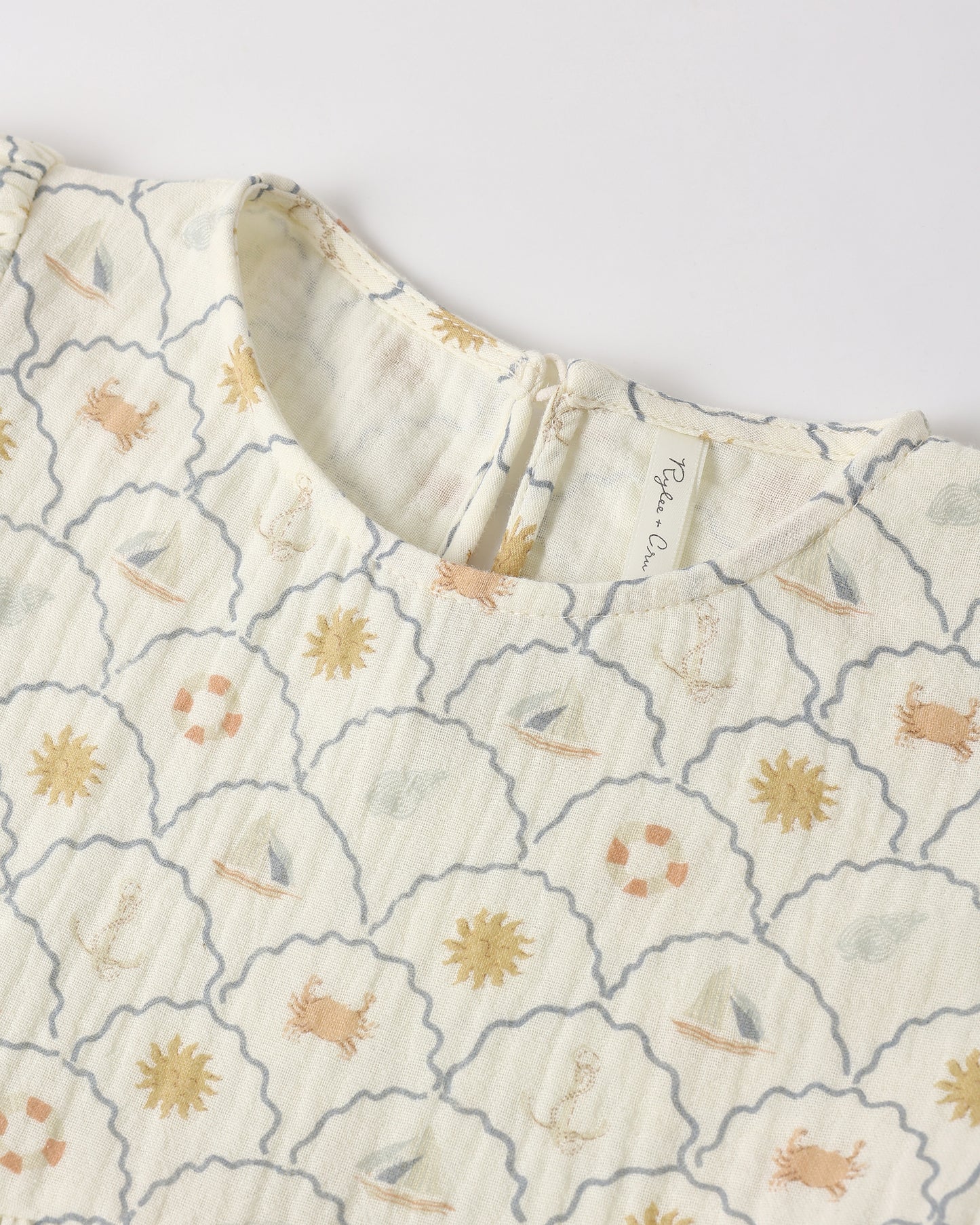 Rose Dress Nautical - Rylee + Cru | Kids Clothes | Trendy Baby Clothes | Modern Infant Outfits |