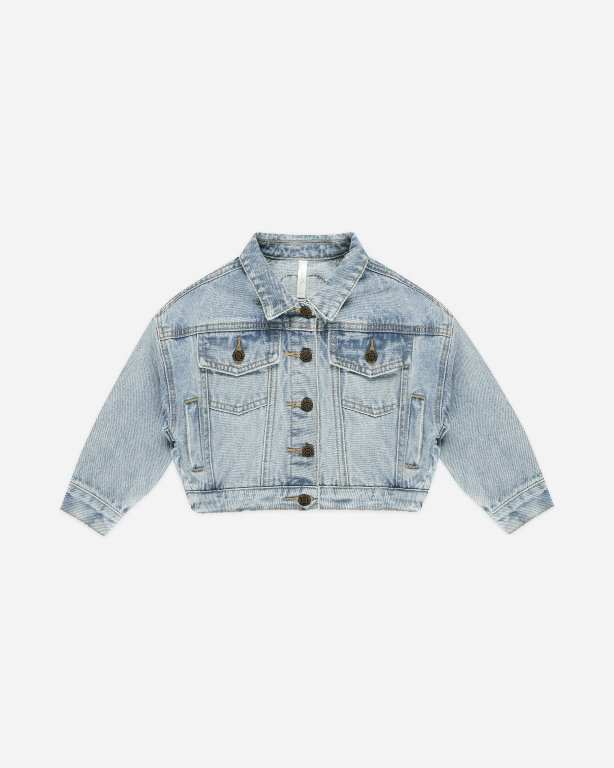 DENM 'Heartbreaker' outlets Lightwashed Blue Denim Jacket