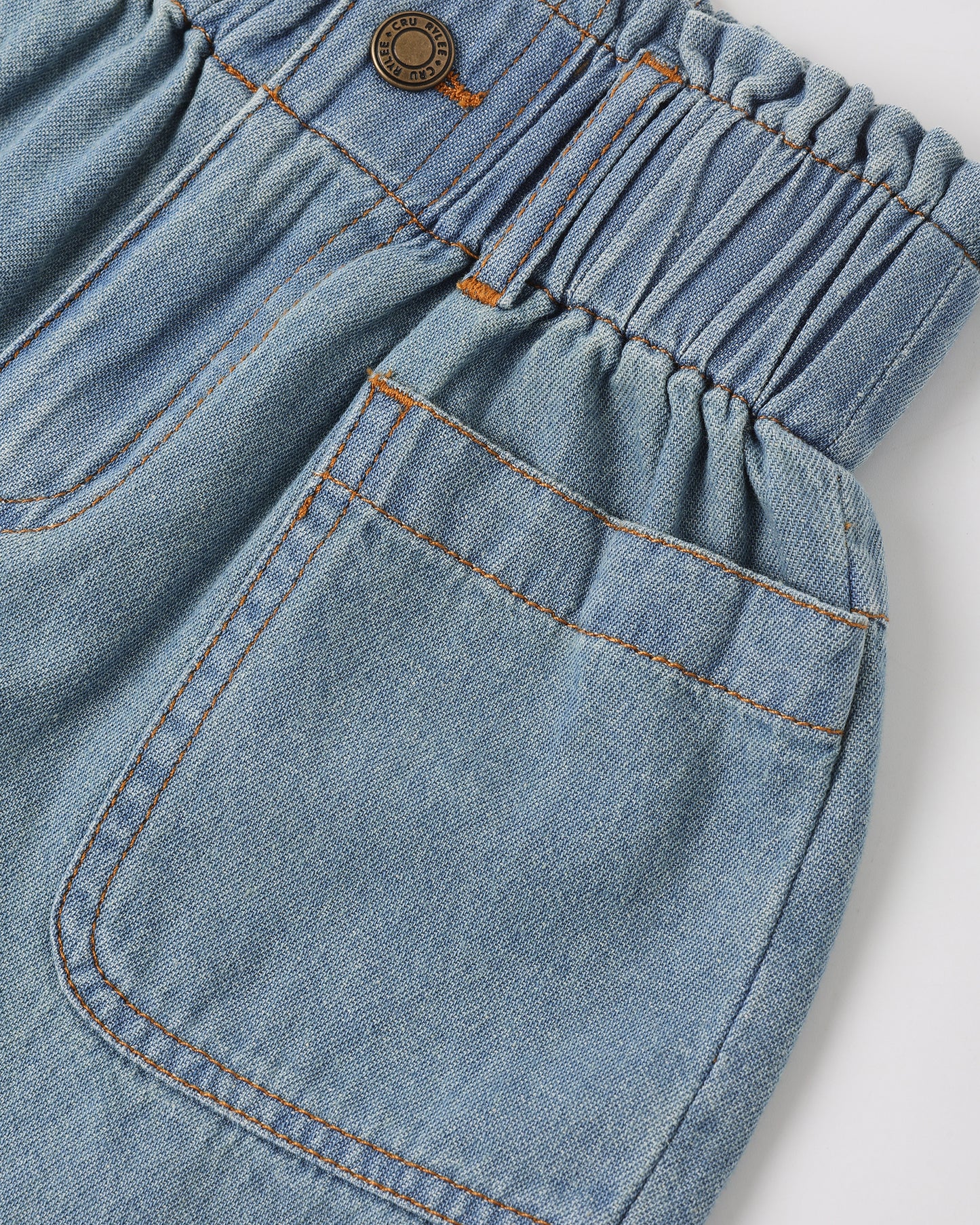 Alba Short Denim Washed Blue