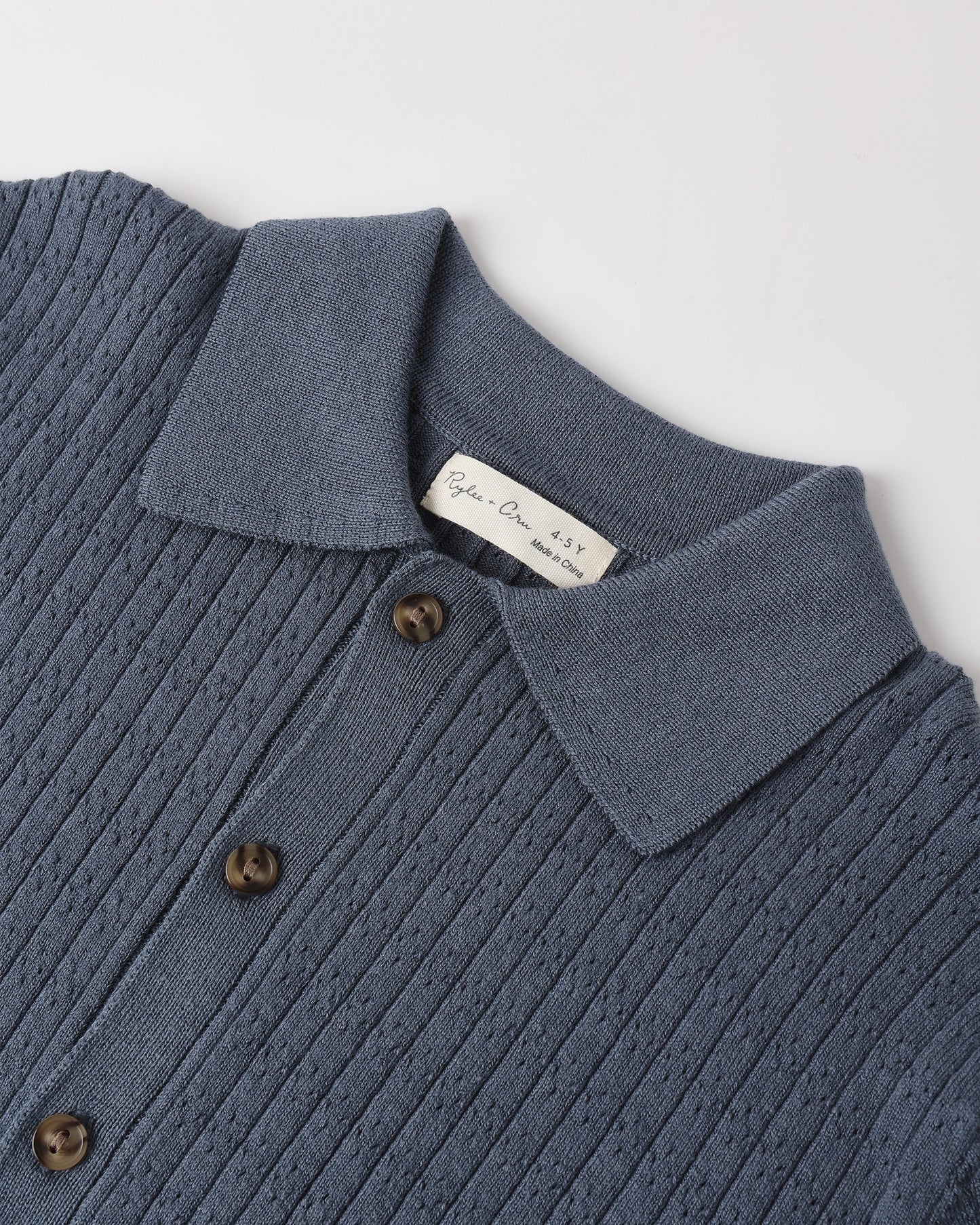 Aiden Polo Marine - Rylee + Cru | Kids Clothes | Trendy Baby Clothes | Modern Infant Outfits |