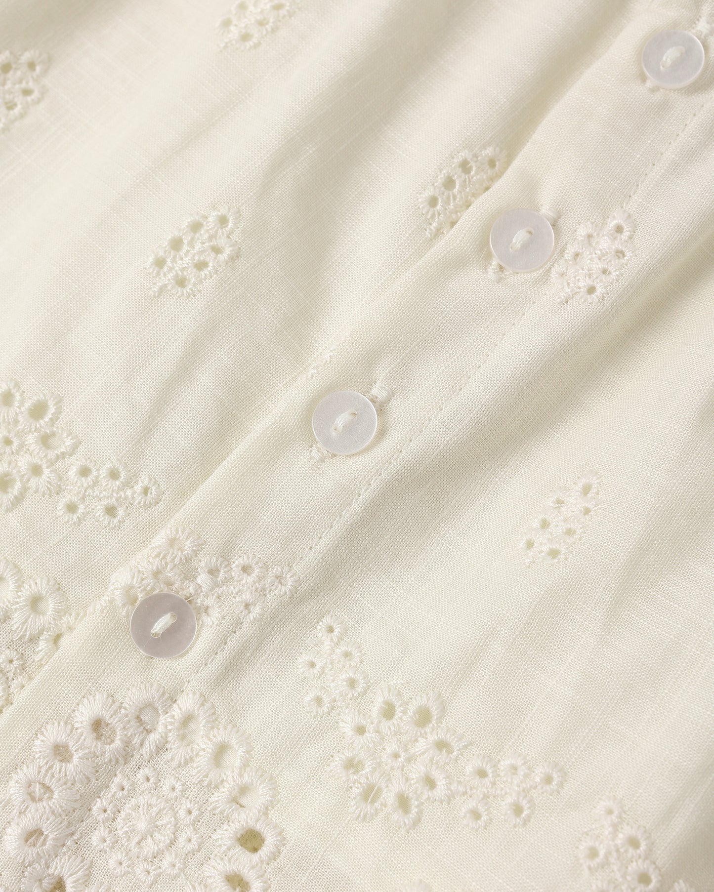 Eyelet Swing Top Ivory - Rylee + Cru | Kids Clothes | Trendy Baby Clothes | Modern Infant Outfits |
