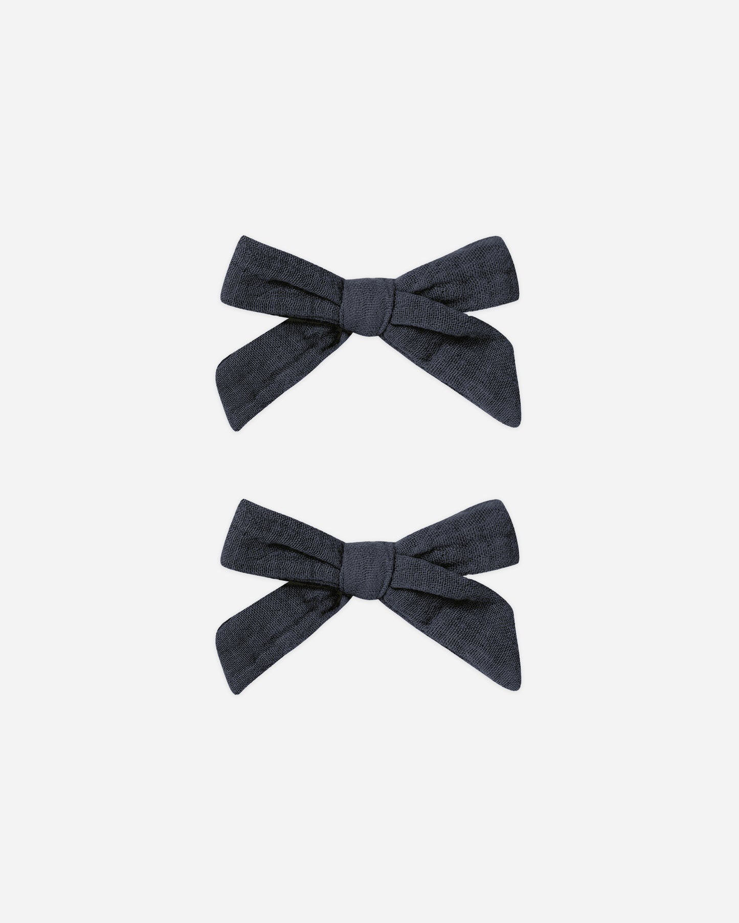 Bows, Set Of 2 || Navy - Rylee + Cru | Kids Clothes | Trendy Baby Clothes | Modern Infant Outfits |