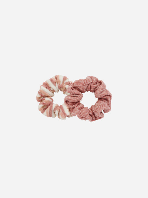 Scrunchie Set || Lipstick, Pink Stripe - Rylee + Cru | Kids Clothes | Trendy Baby Clothes | Modern Infant Outfits |