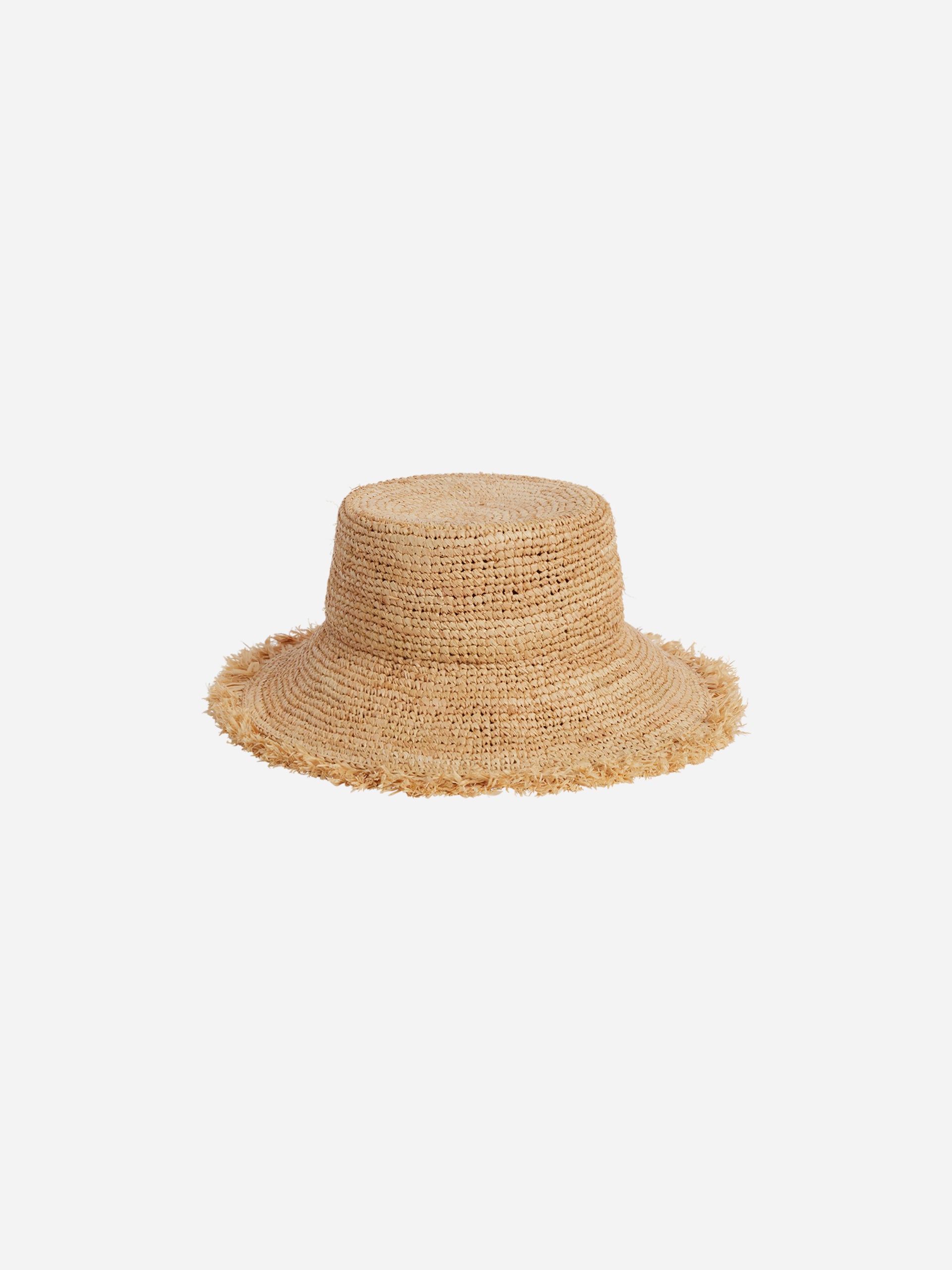 Rylee & Cru Straw Bucket Hat | Straw, M/L