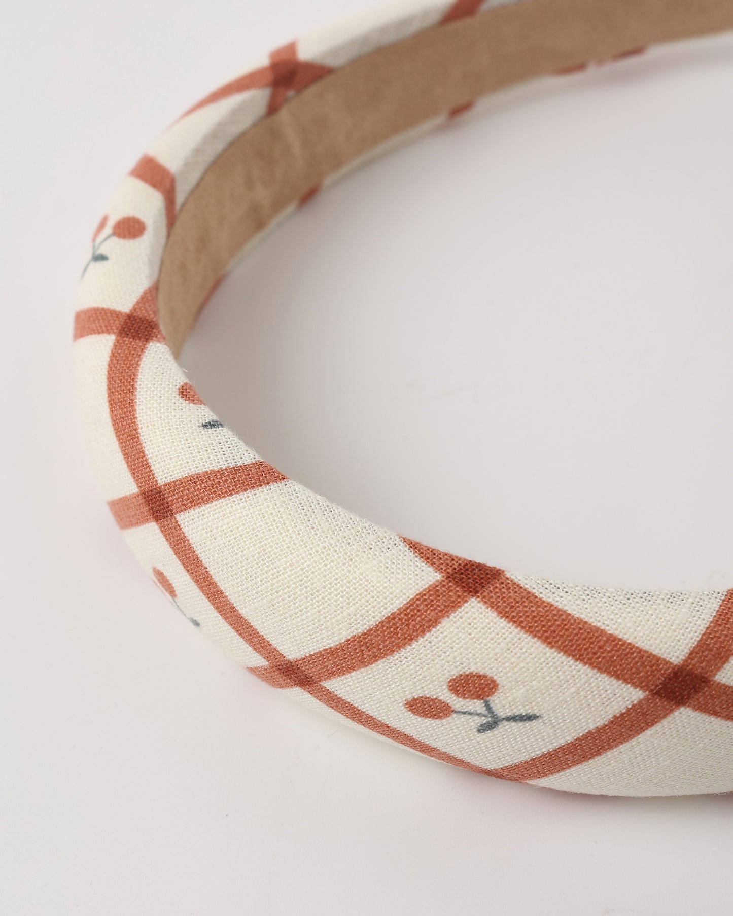 Padded Headband Cherry Check - Rylee + Cru | Kids Clothes | Trendy Baby Clothes | Modern Infant Outfits |